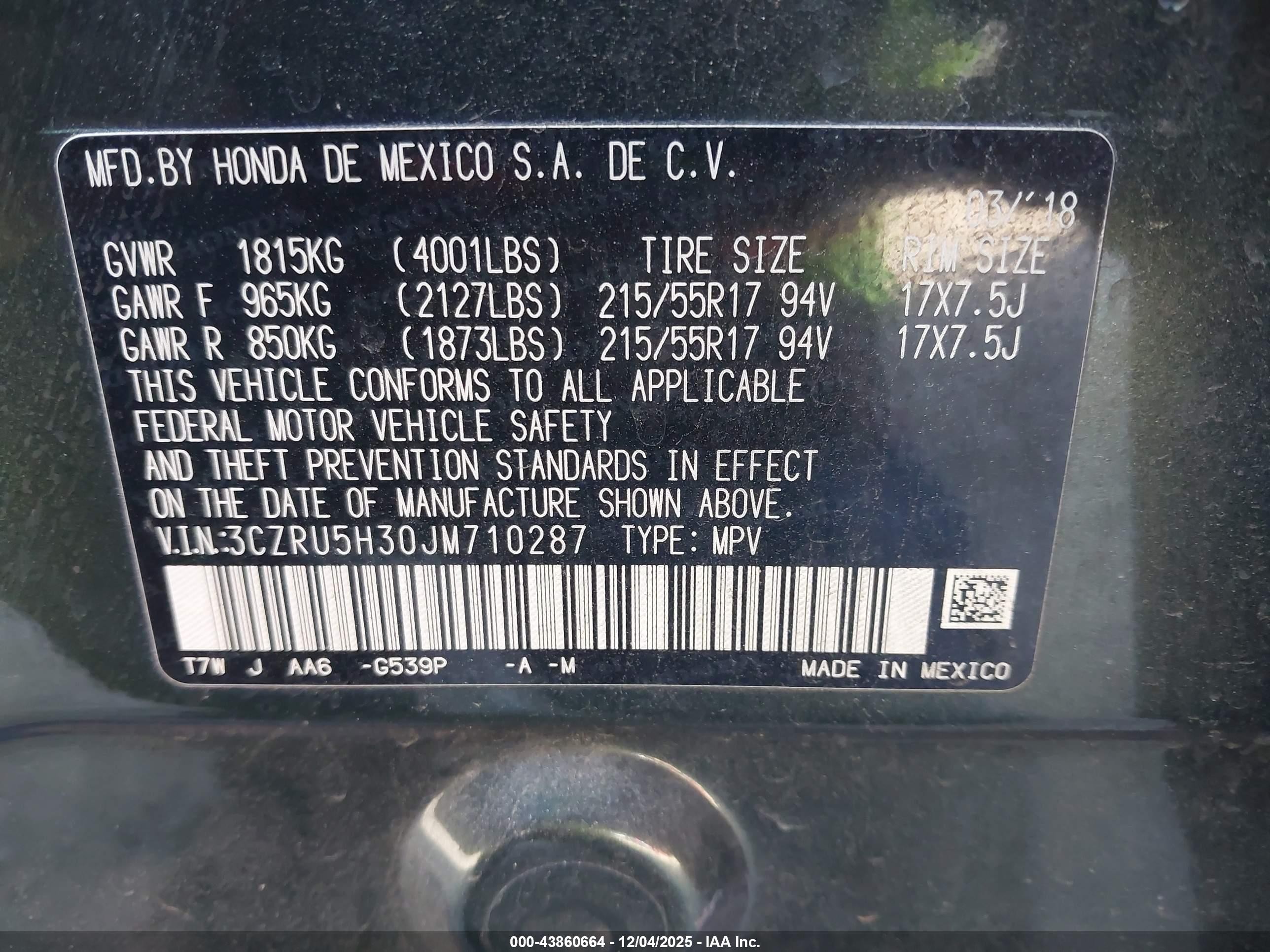 HONDA HR-V image 9