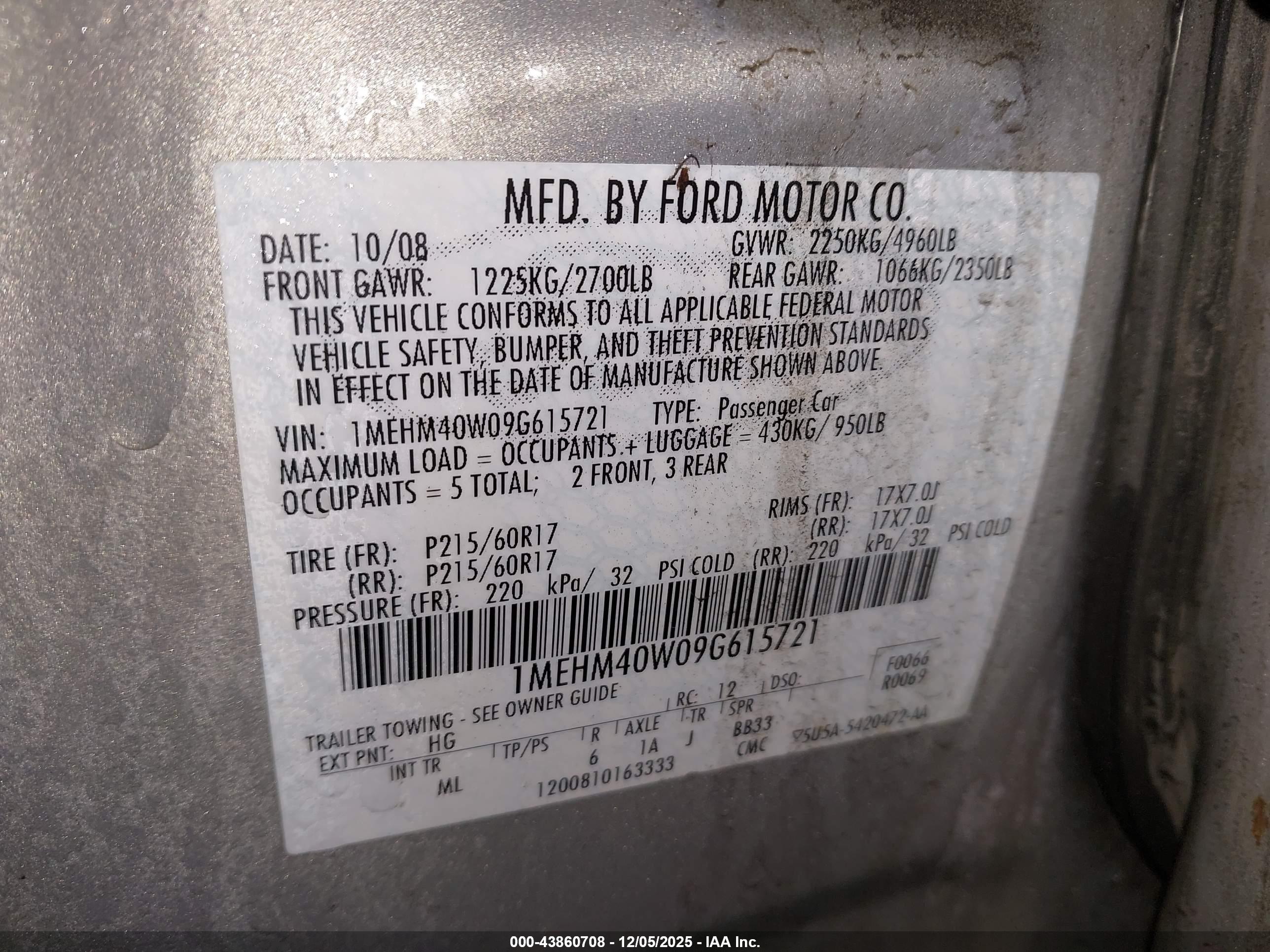 MERCURY SABLE image 9