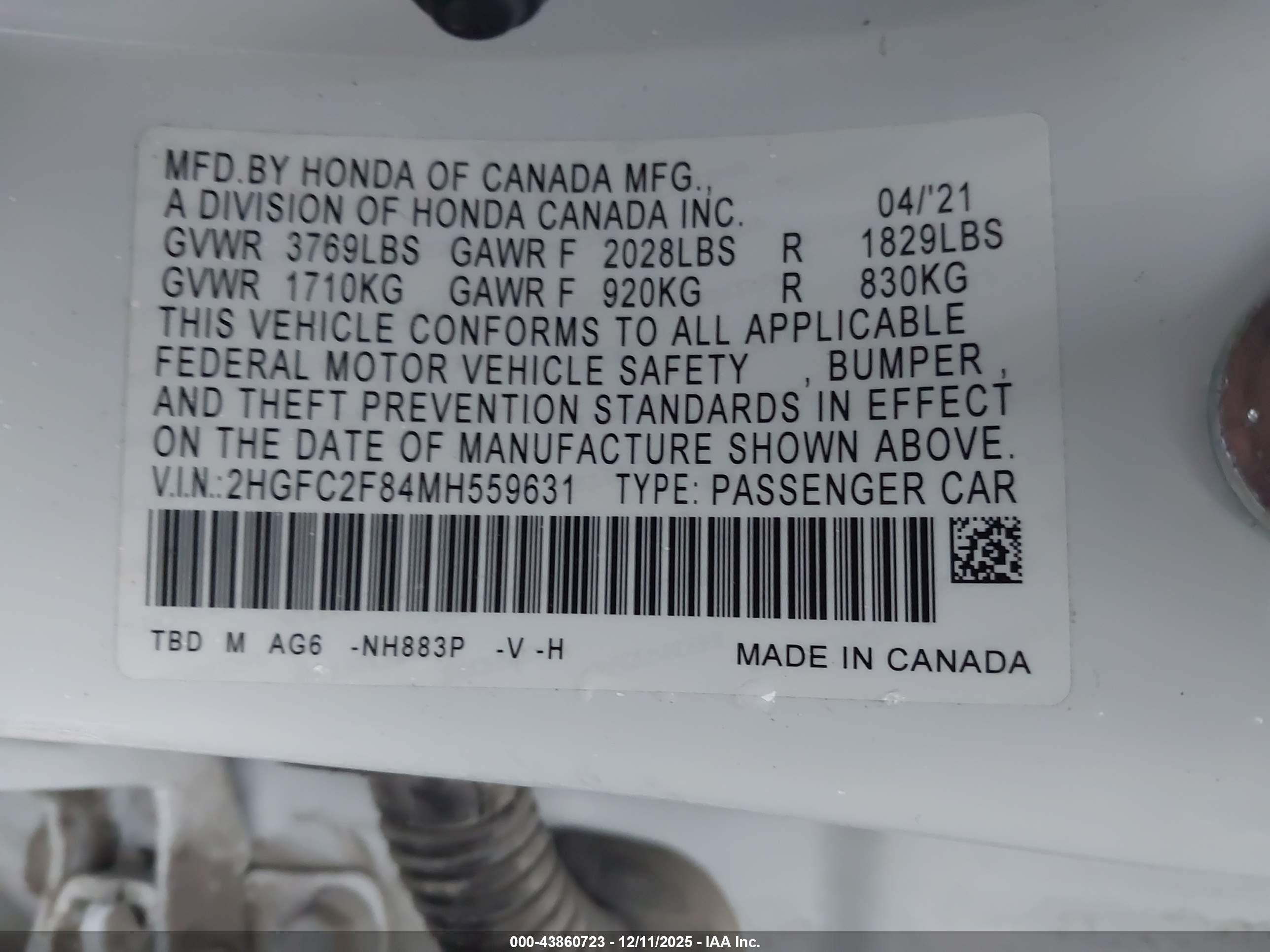 HONDA CIVIC image 9