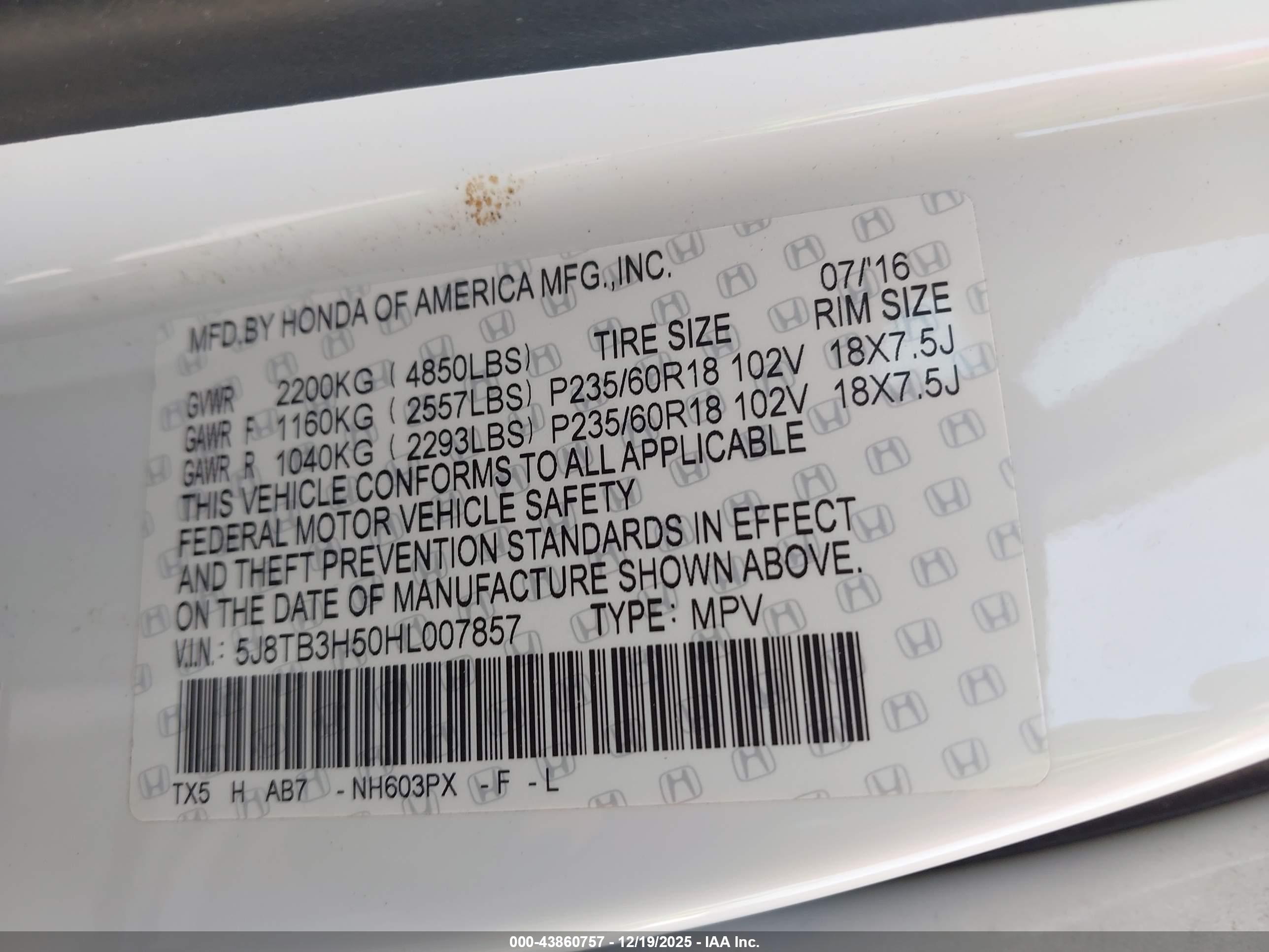 ACURA RDX image 9
