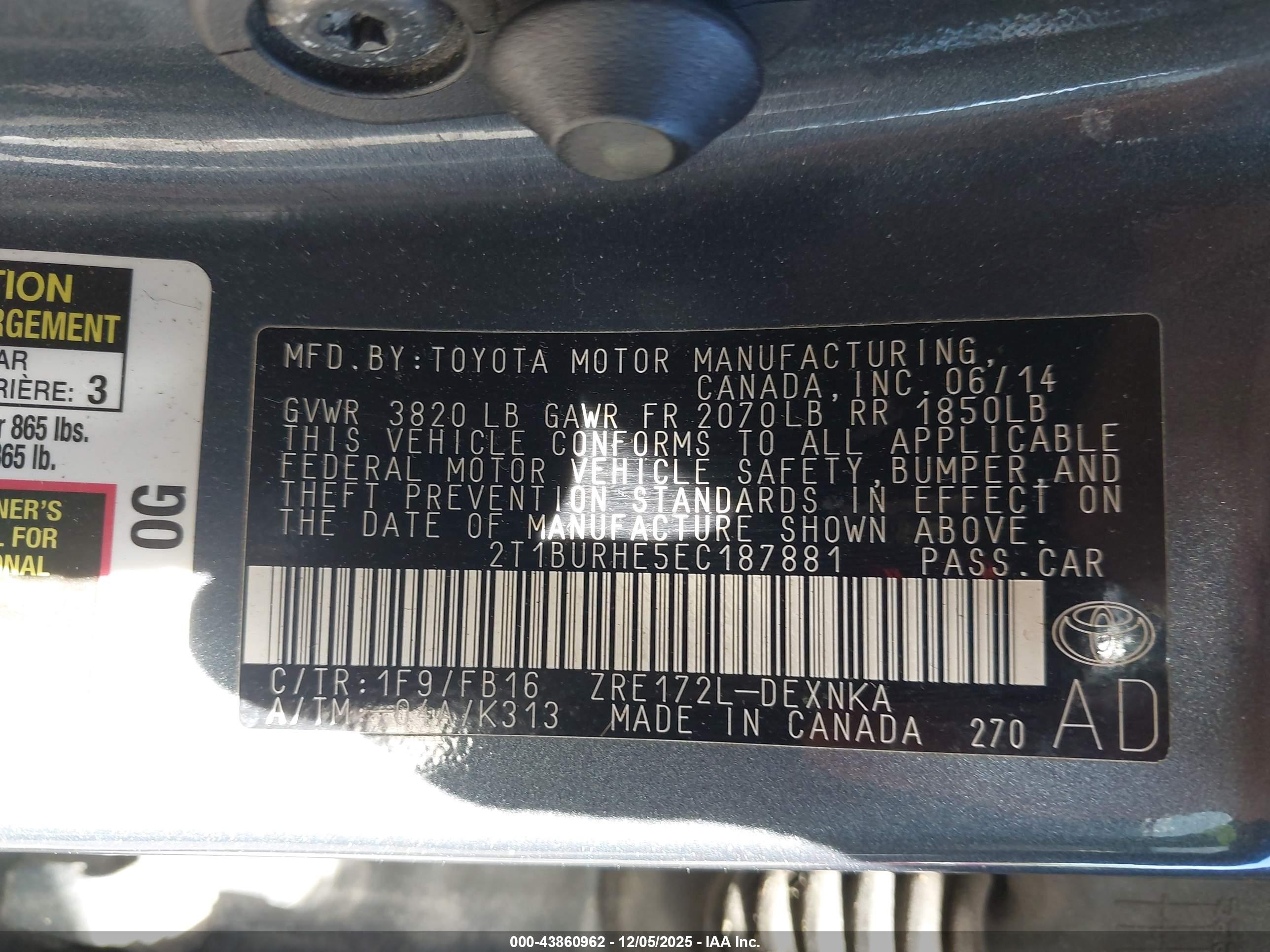 TOYOTA COROLLA image 9