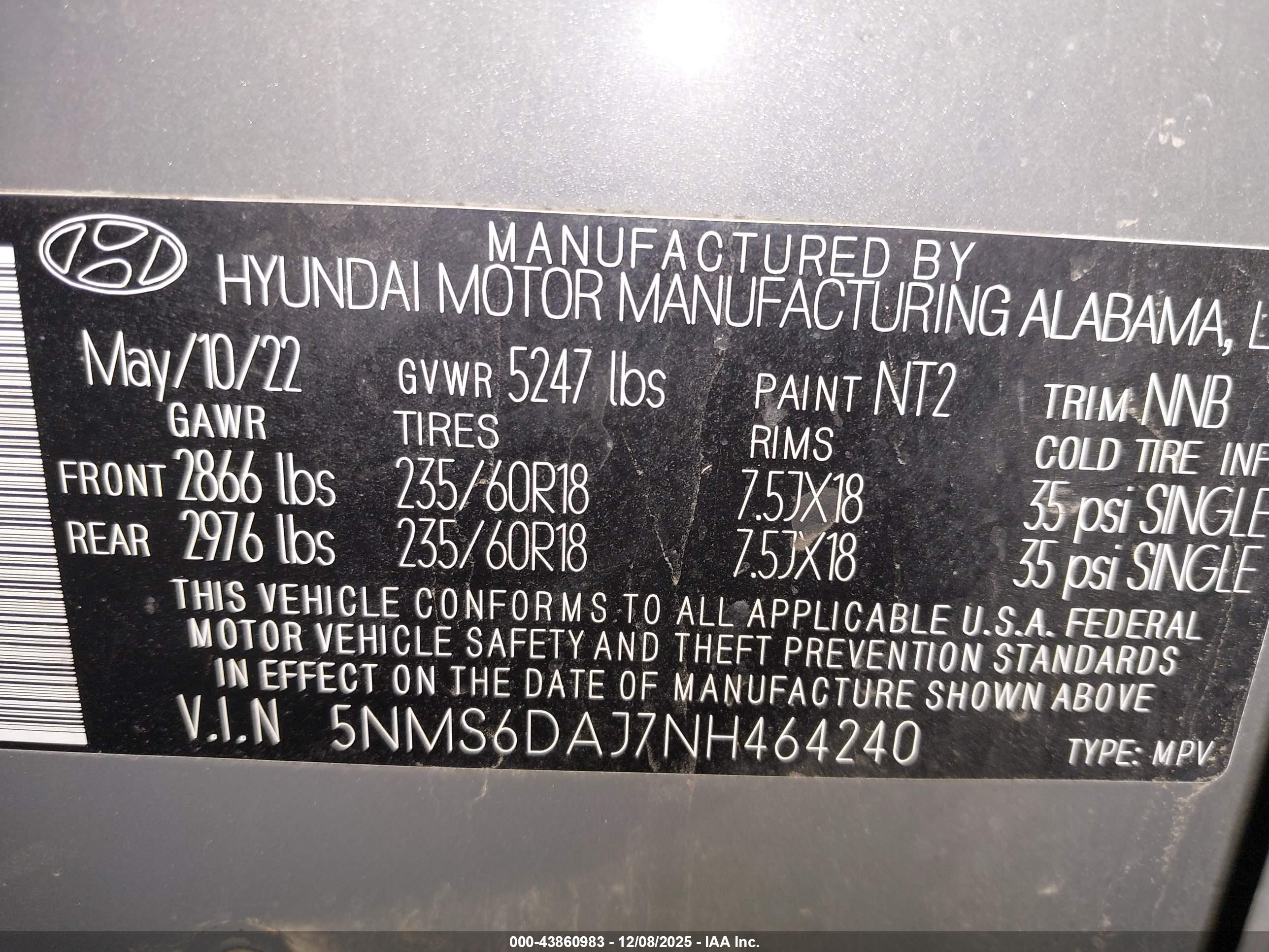 HYUNDAI SANTA image 9