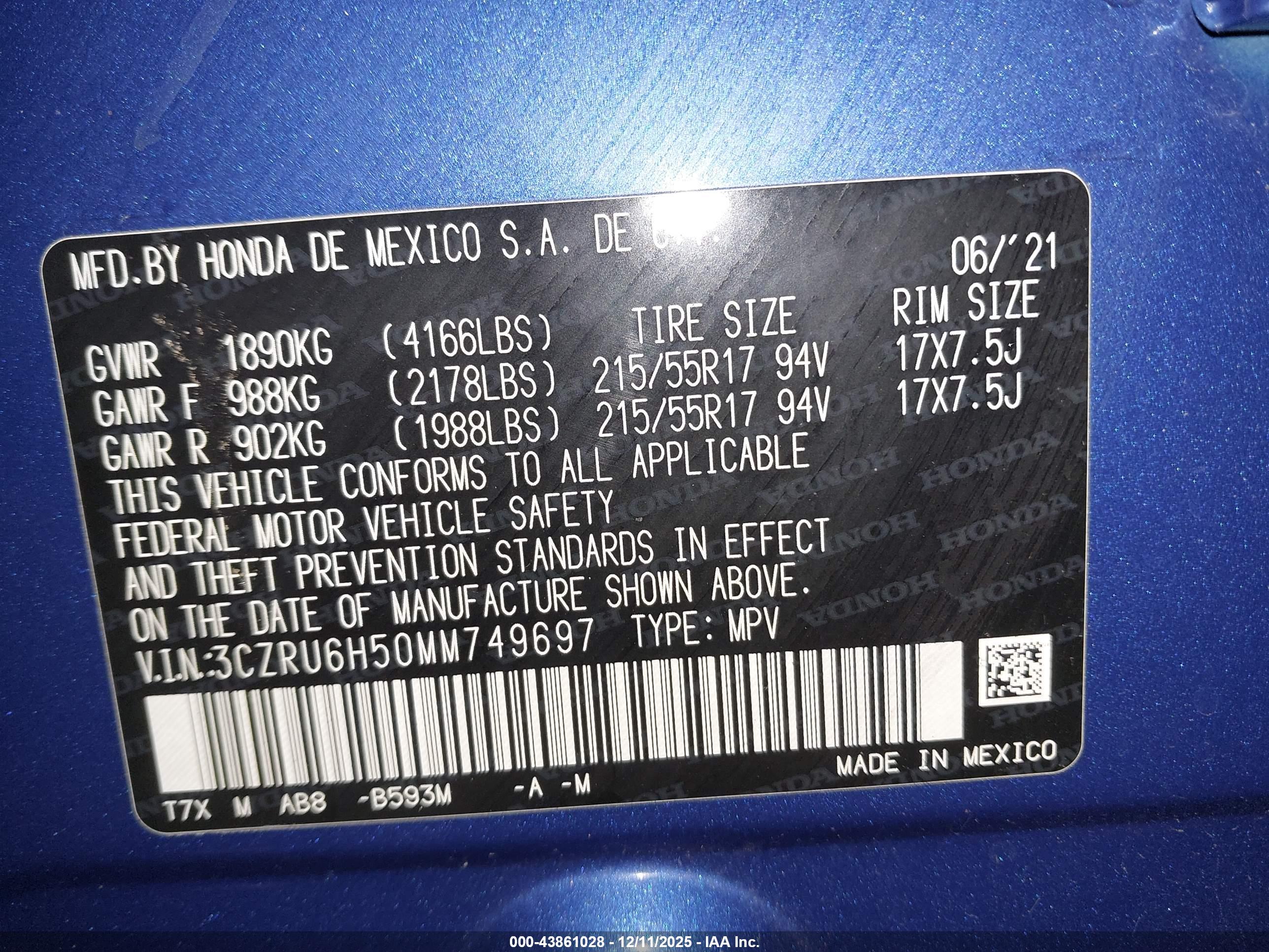 HONDA HR-V image 9