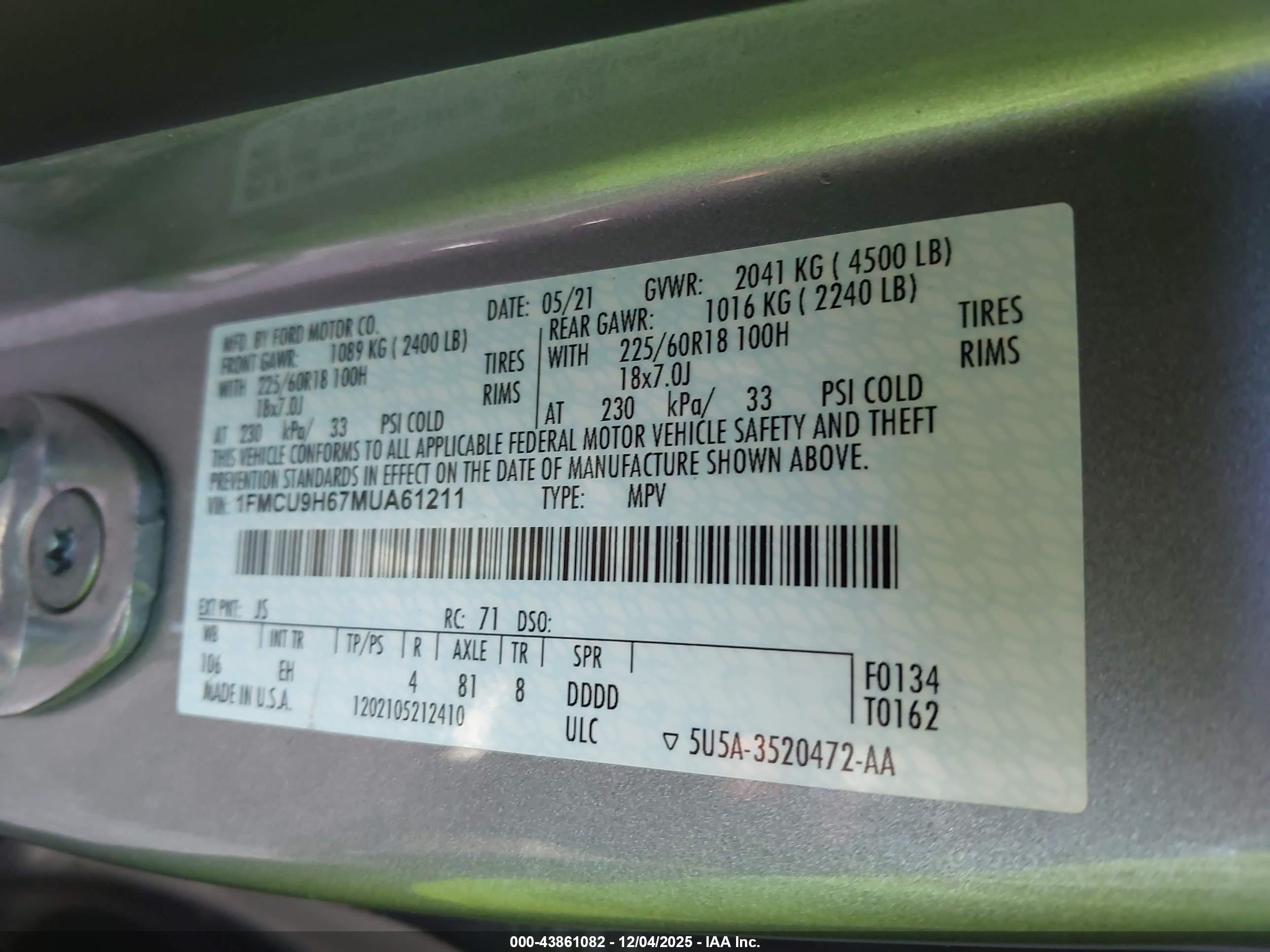 FORD ESCAPE image 9