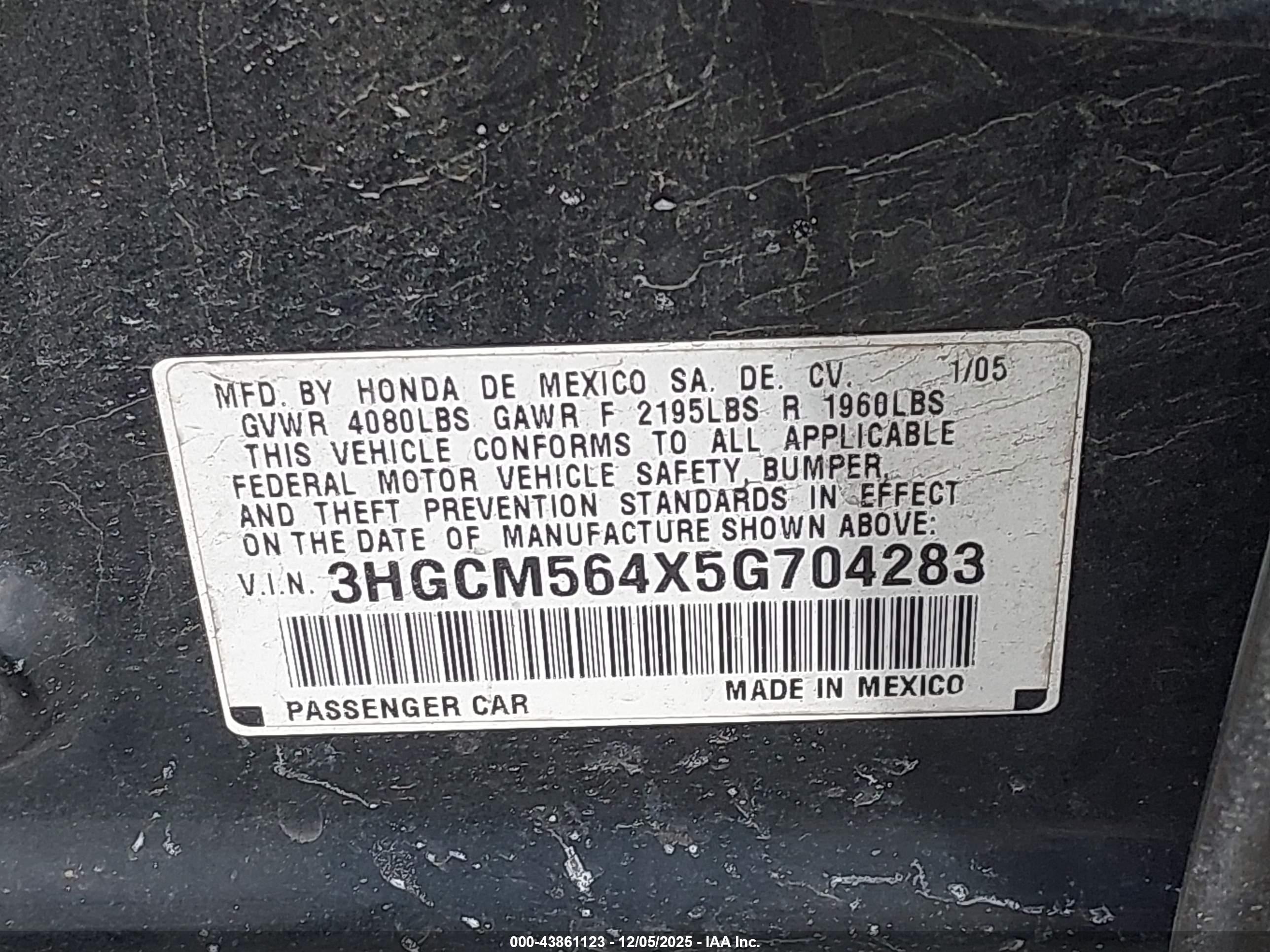 HONDA ACCORD image 9