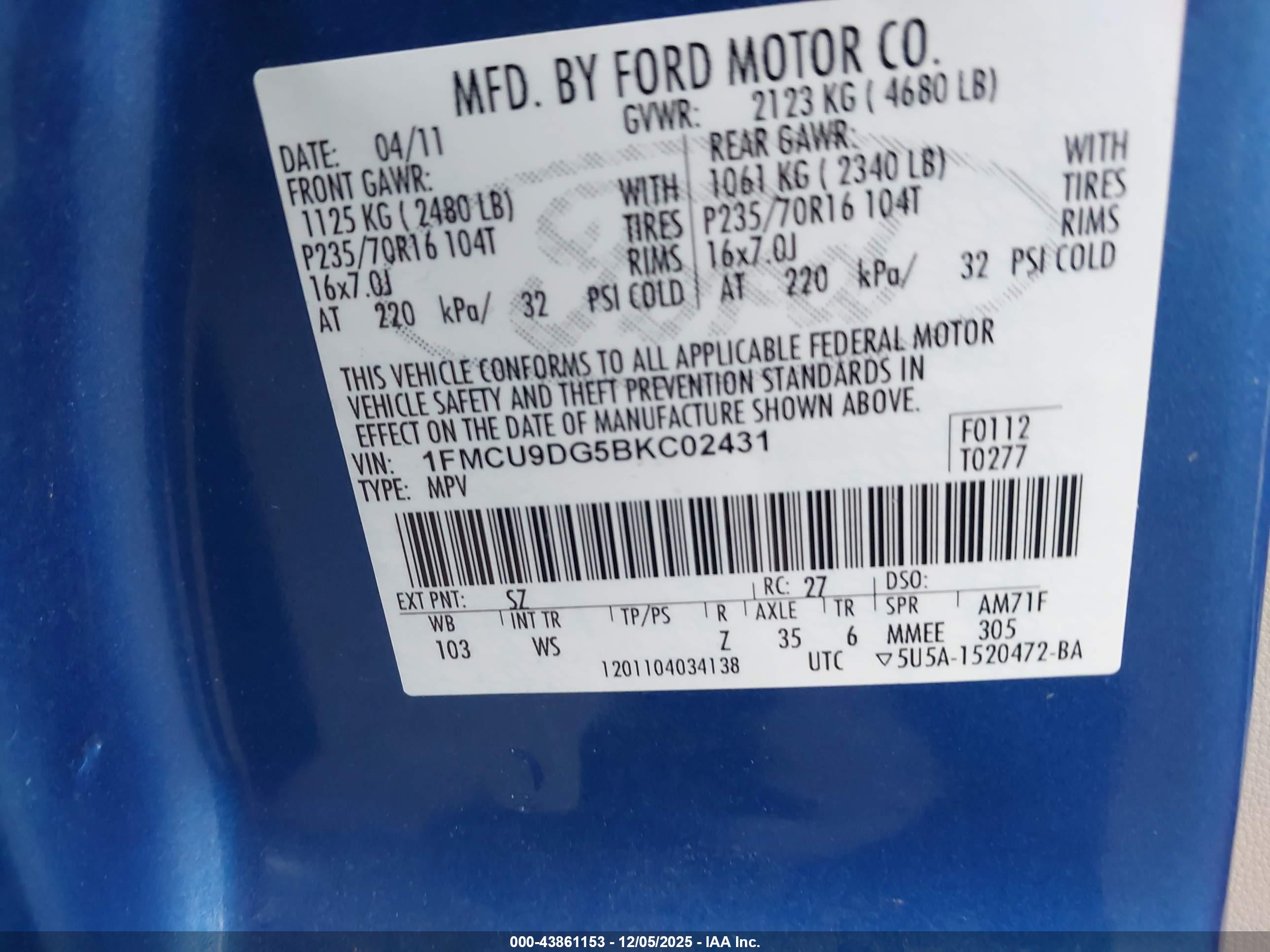 FORD ESCAPE image 9