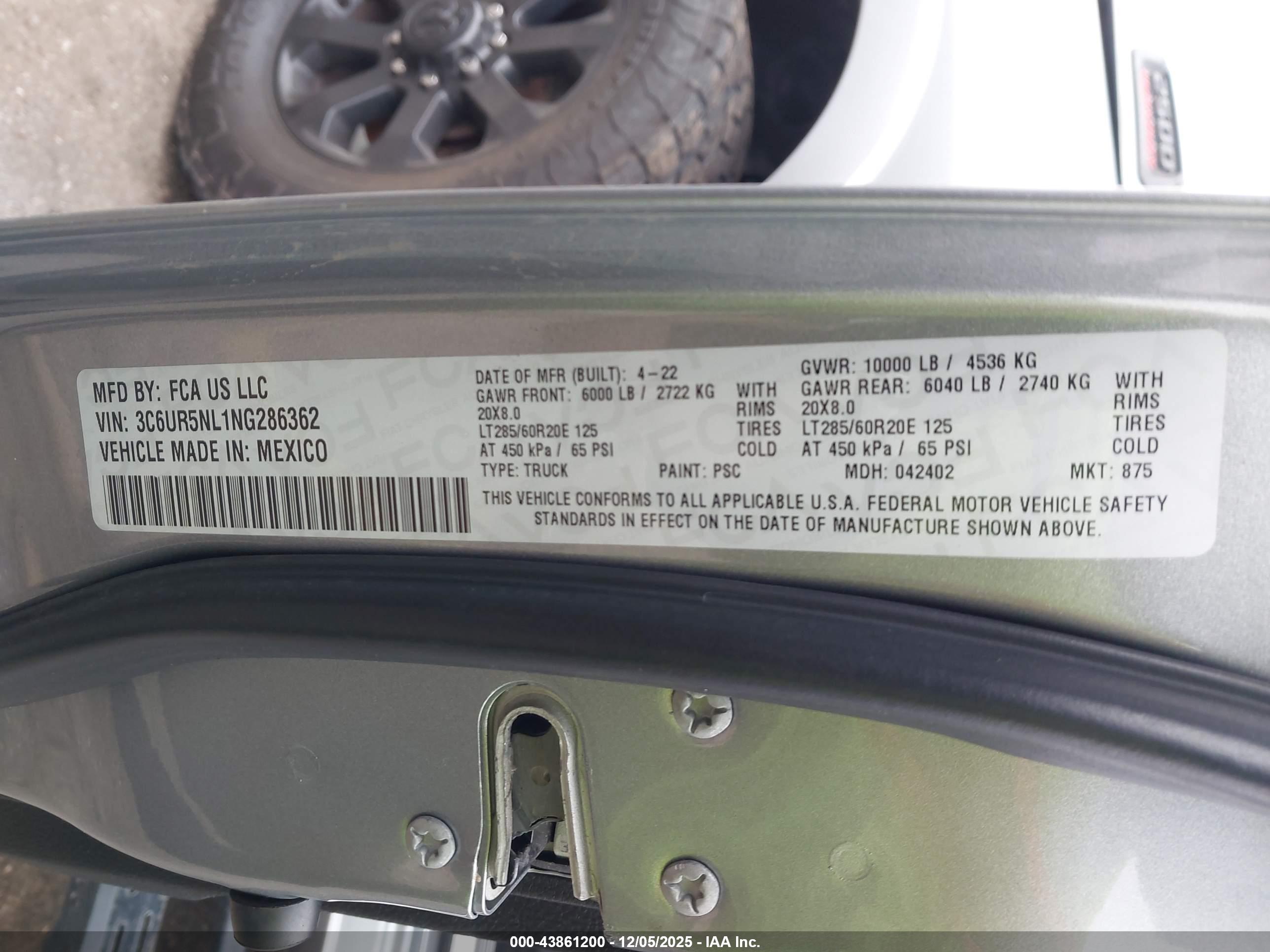 RAM 2500 image 9
