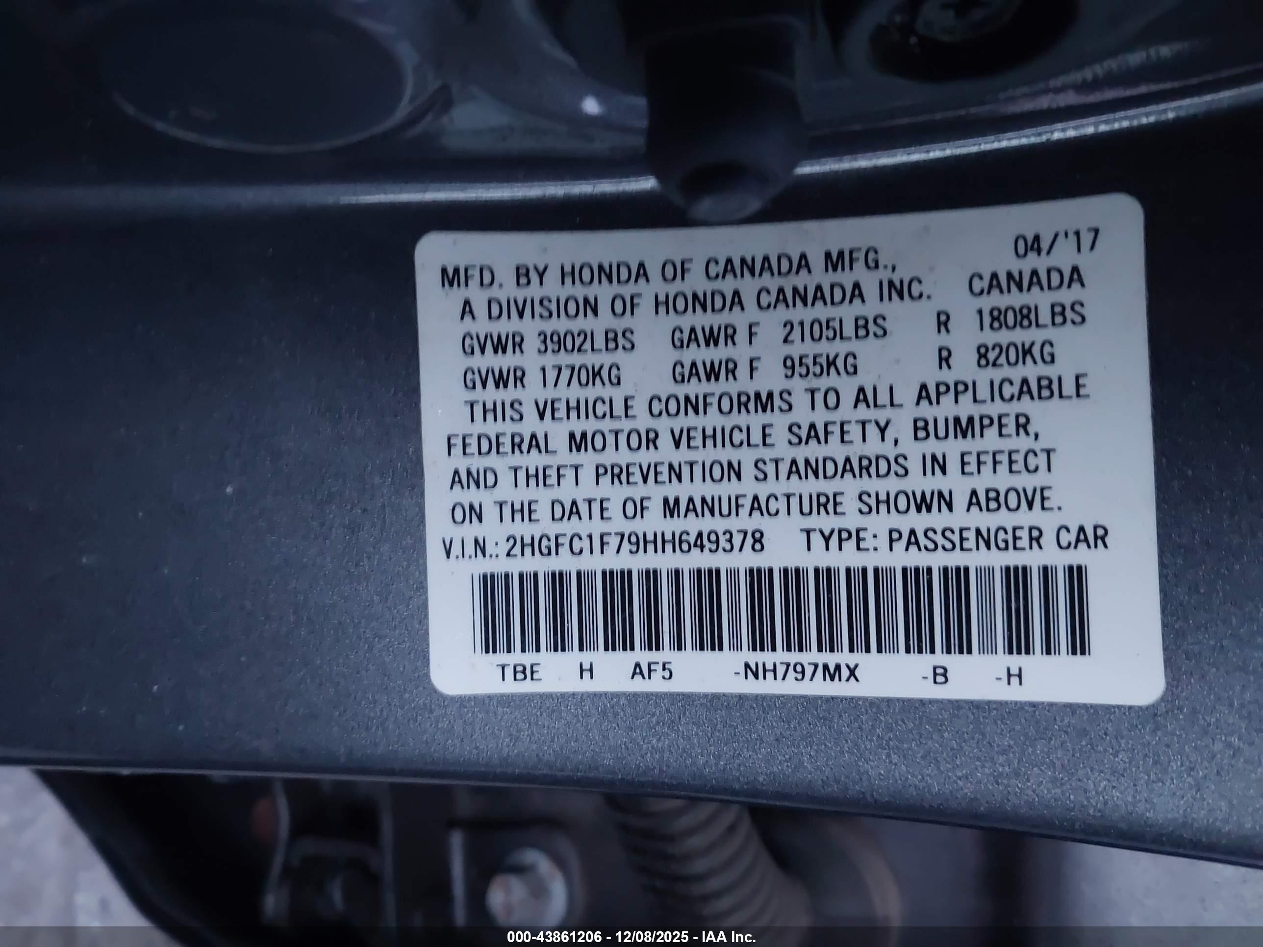 HONDA CIVIC image 9