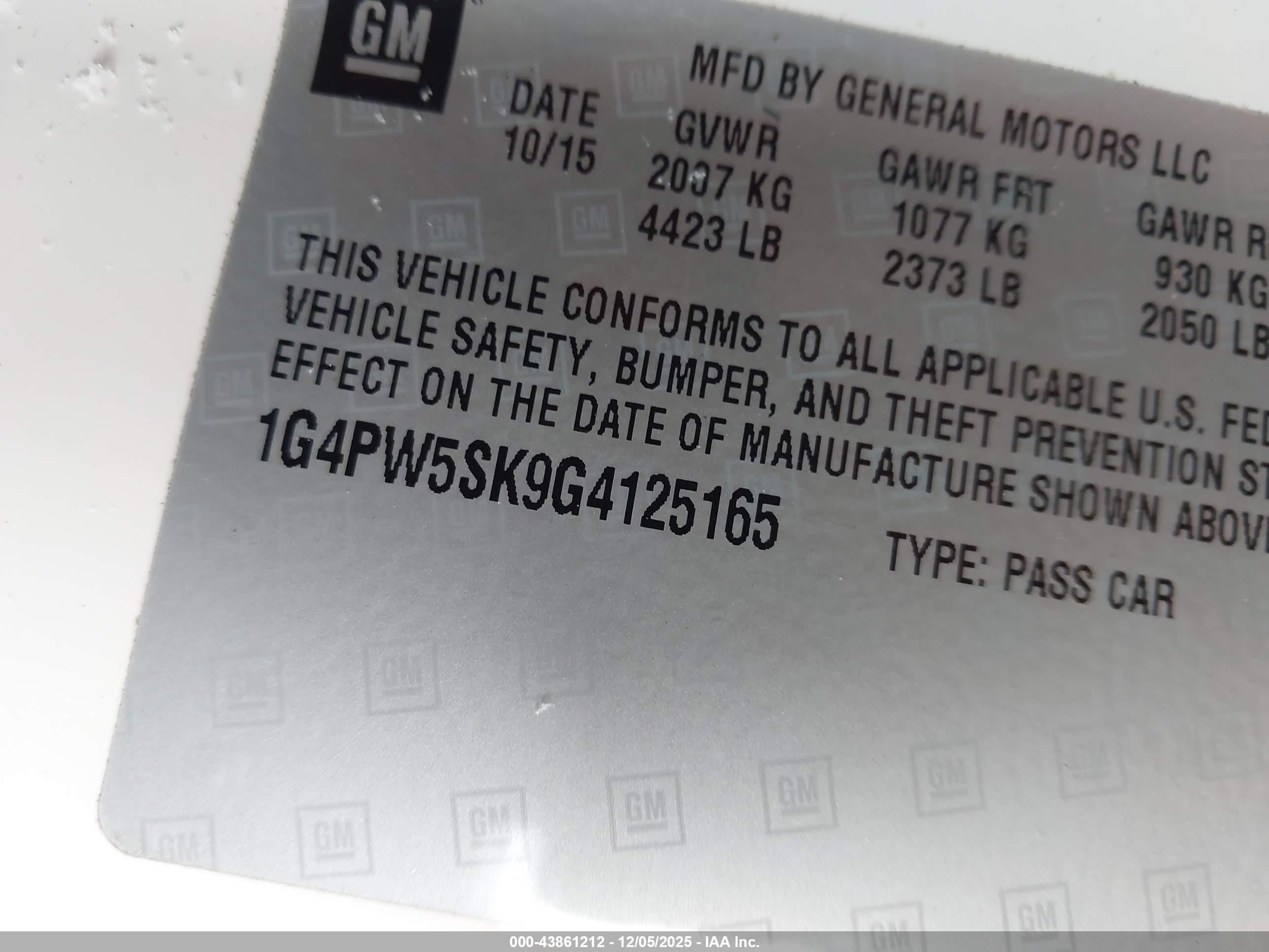 BUICK VERANO image 9