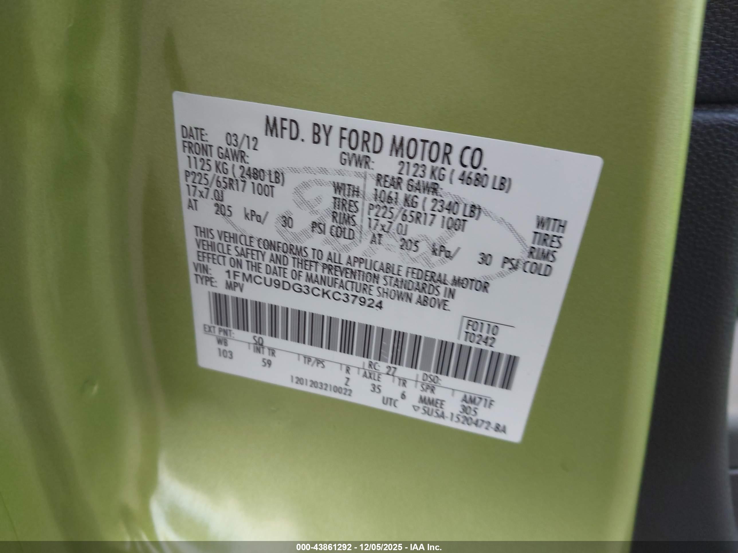FORD ESCAPE image 9