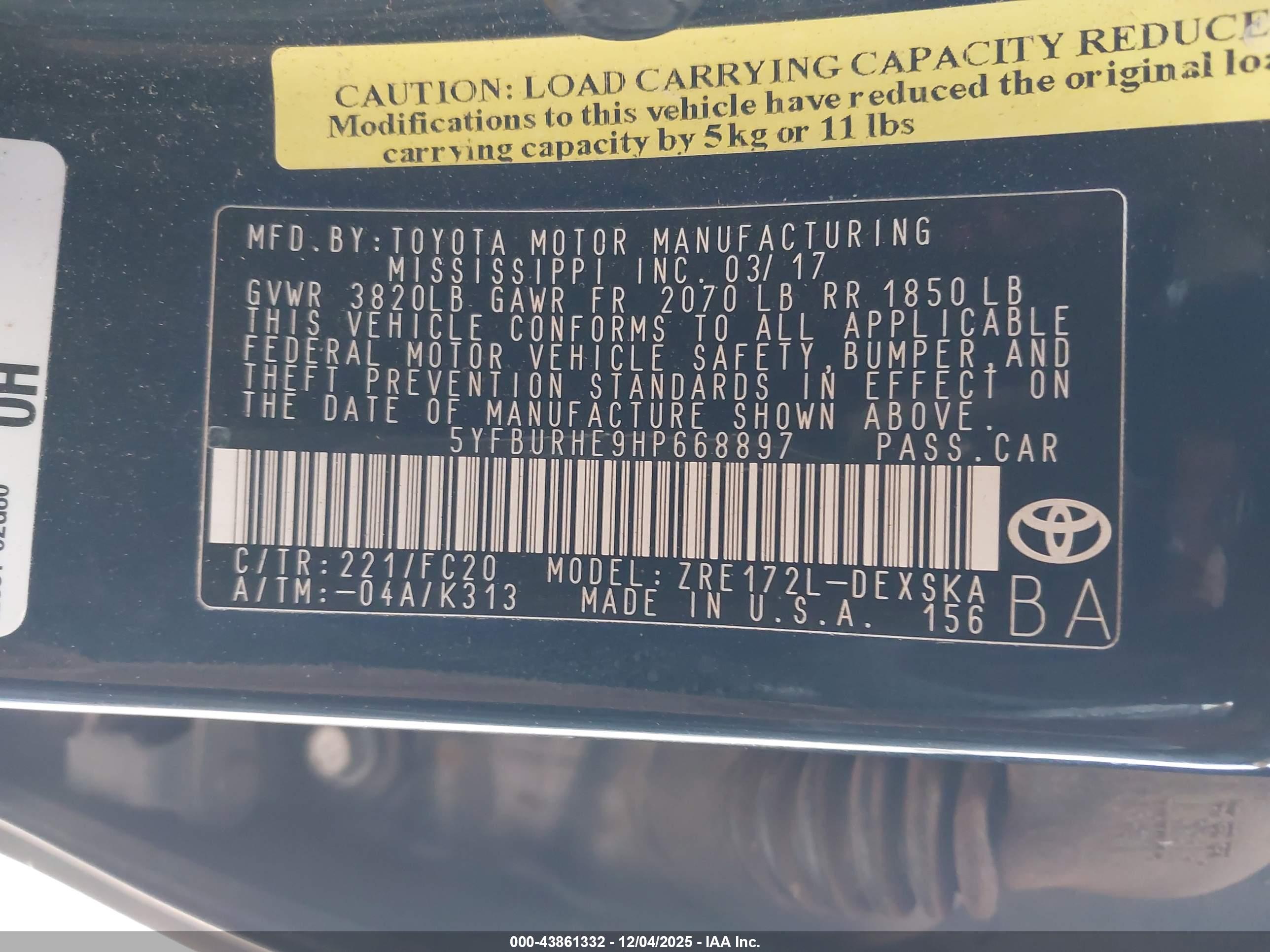 TOYOTA COROLLA image 9