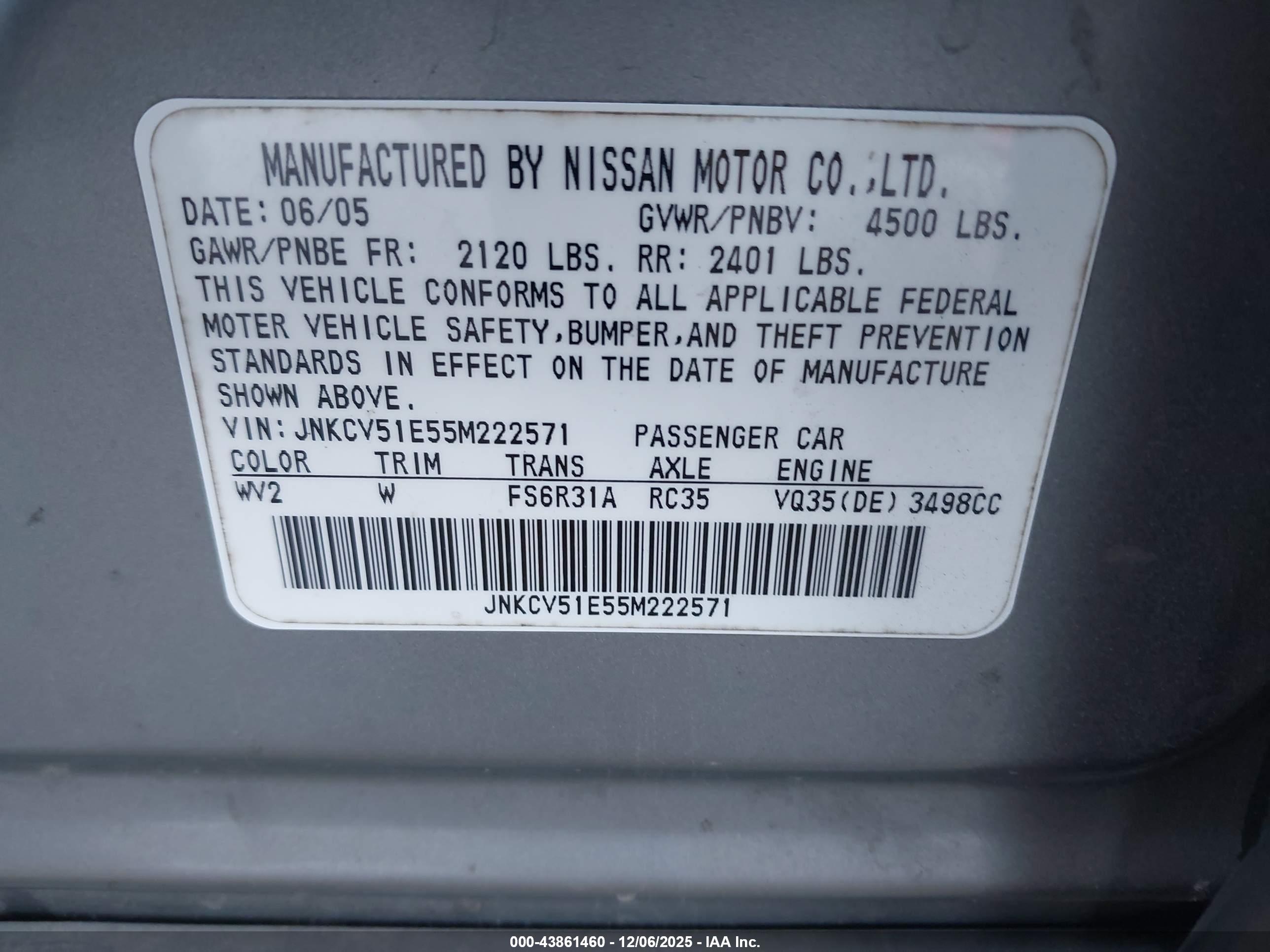 INFINITI G35 image 9