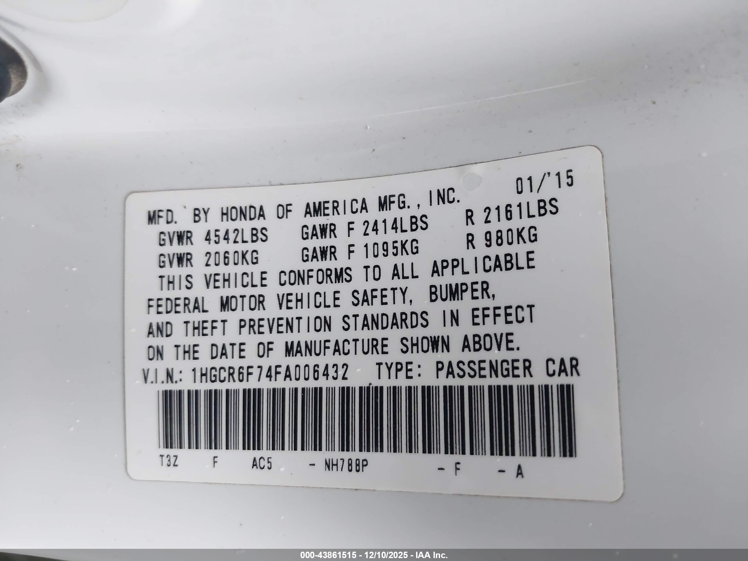 HONDA ACCORD image 9