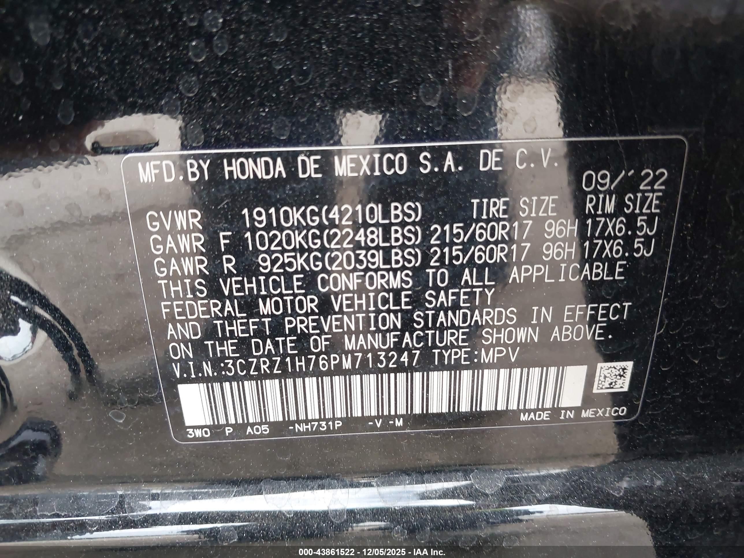 HONDA HR-V image 9