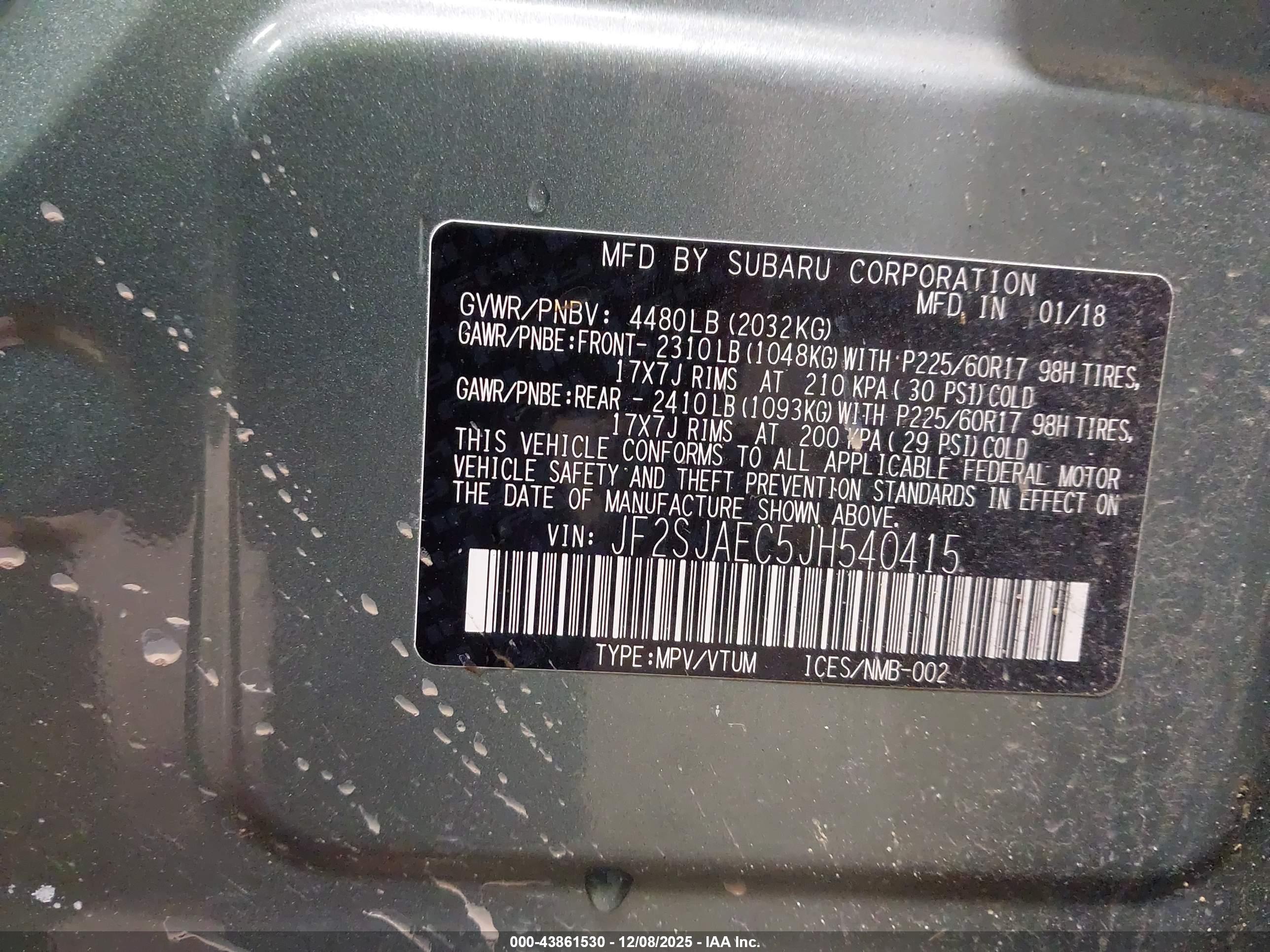 SUBARU FORESTER image 9