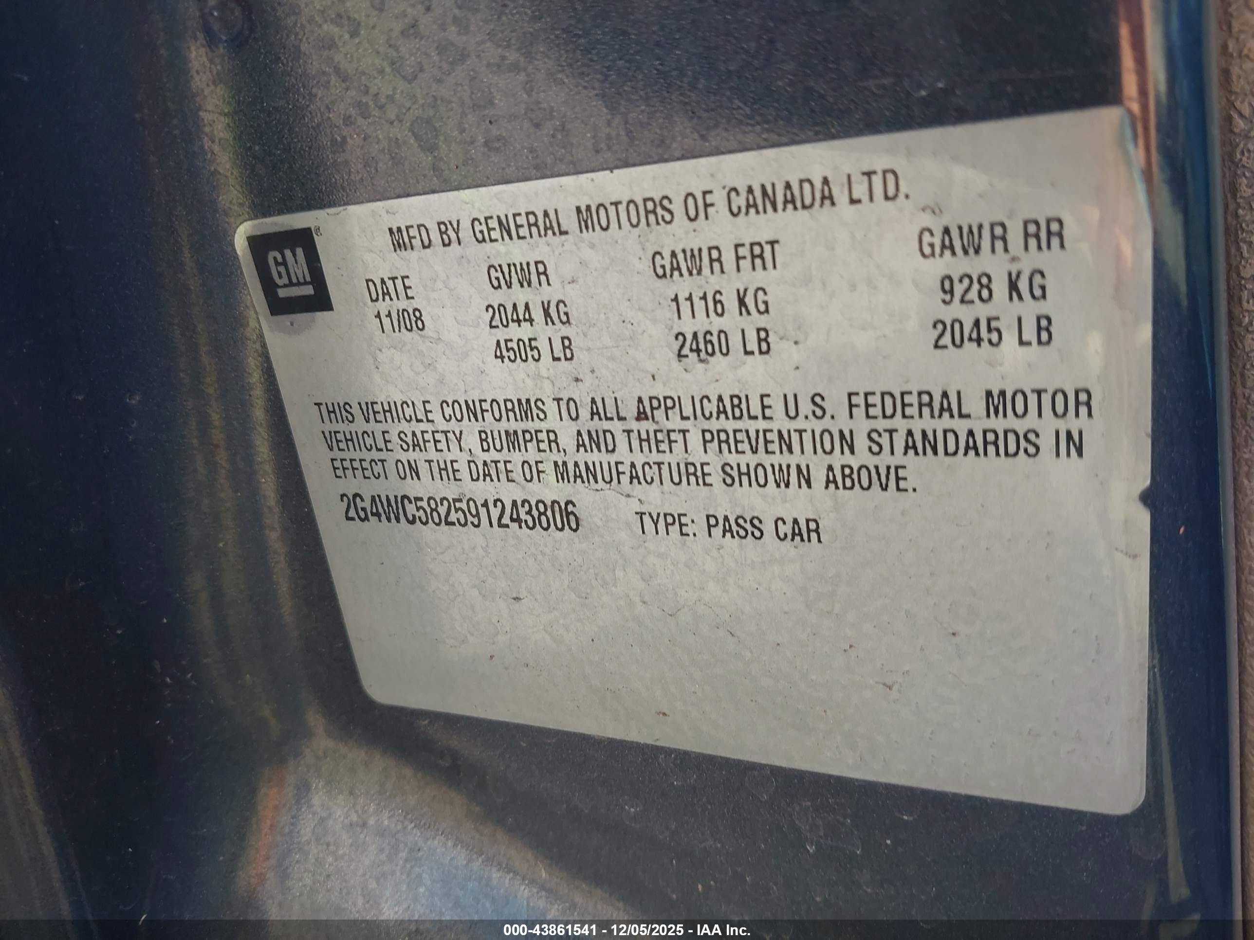 BUICK LACROSSE image 9