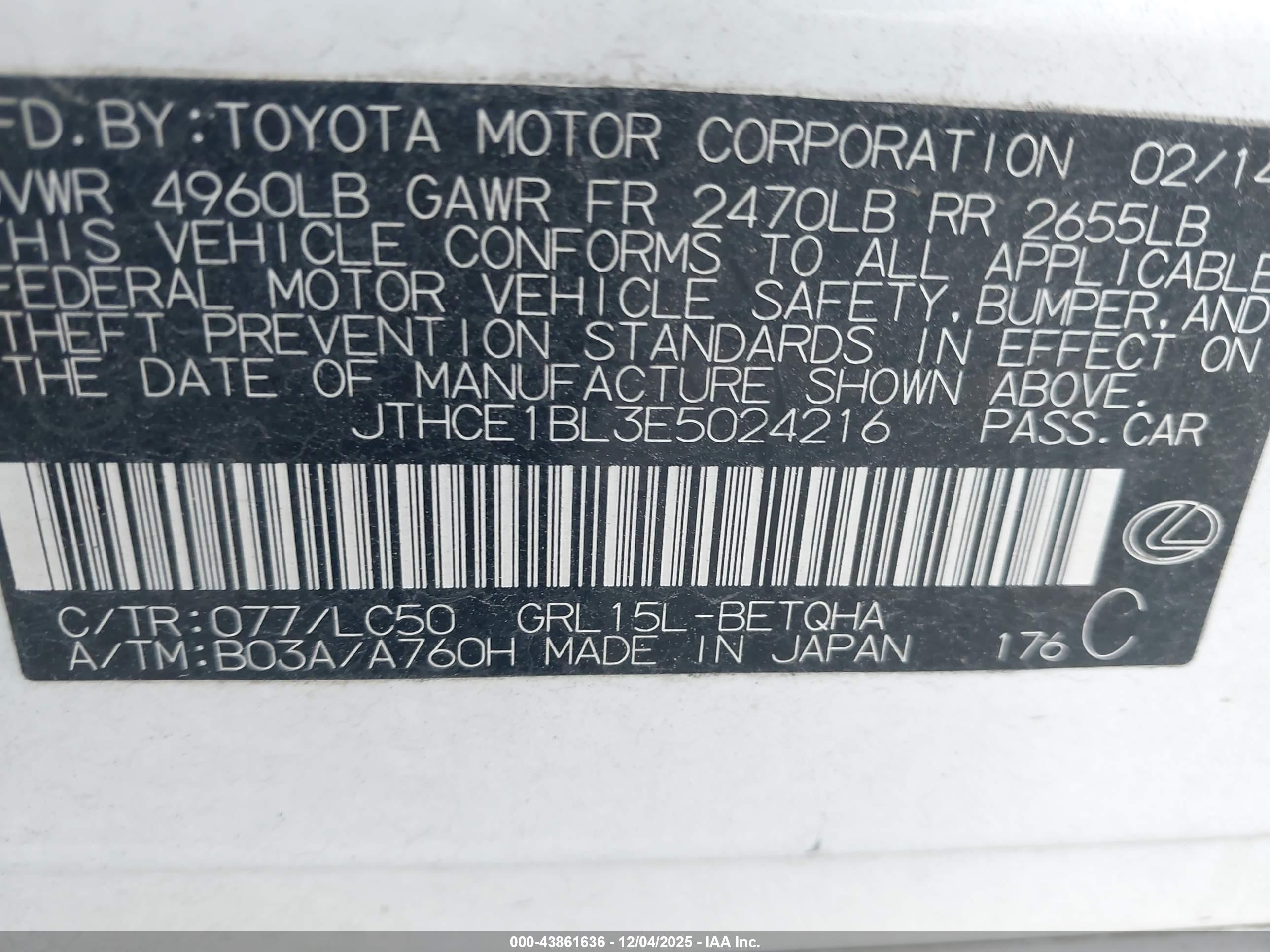 LEXUS GS image 9