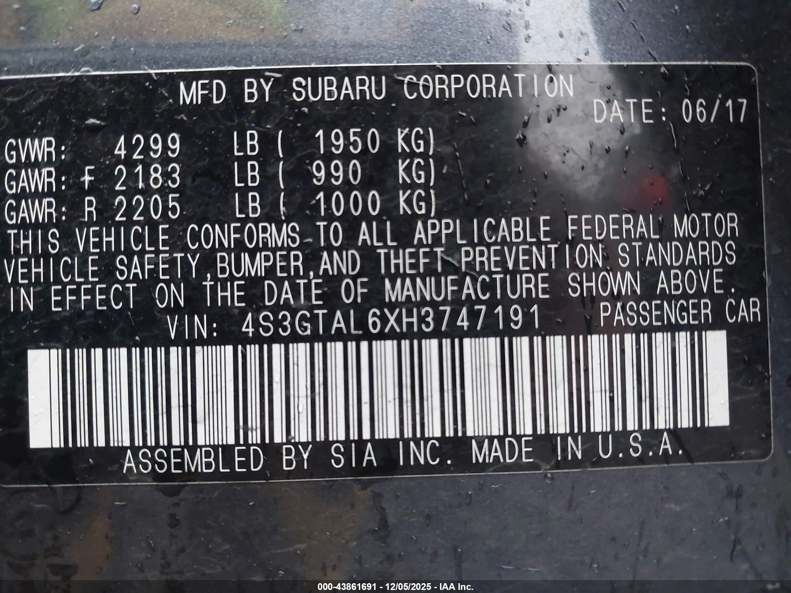 SUBARU IMPREZA image 9