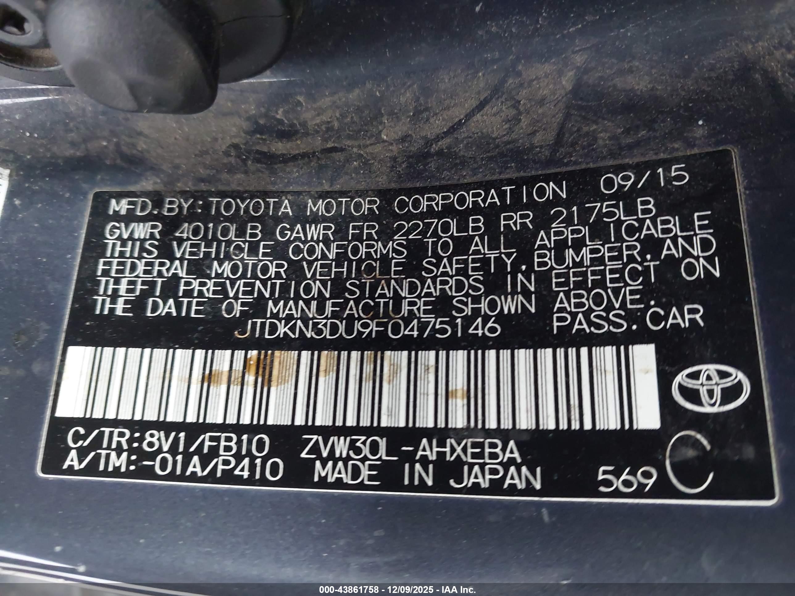 TOYOTA PRIUS image 9