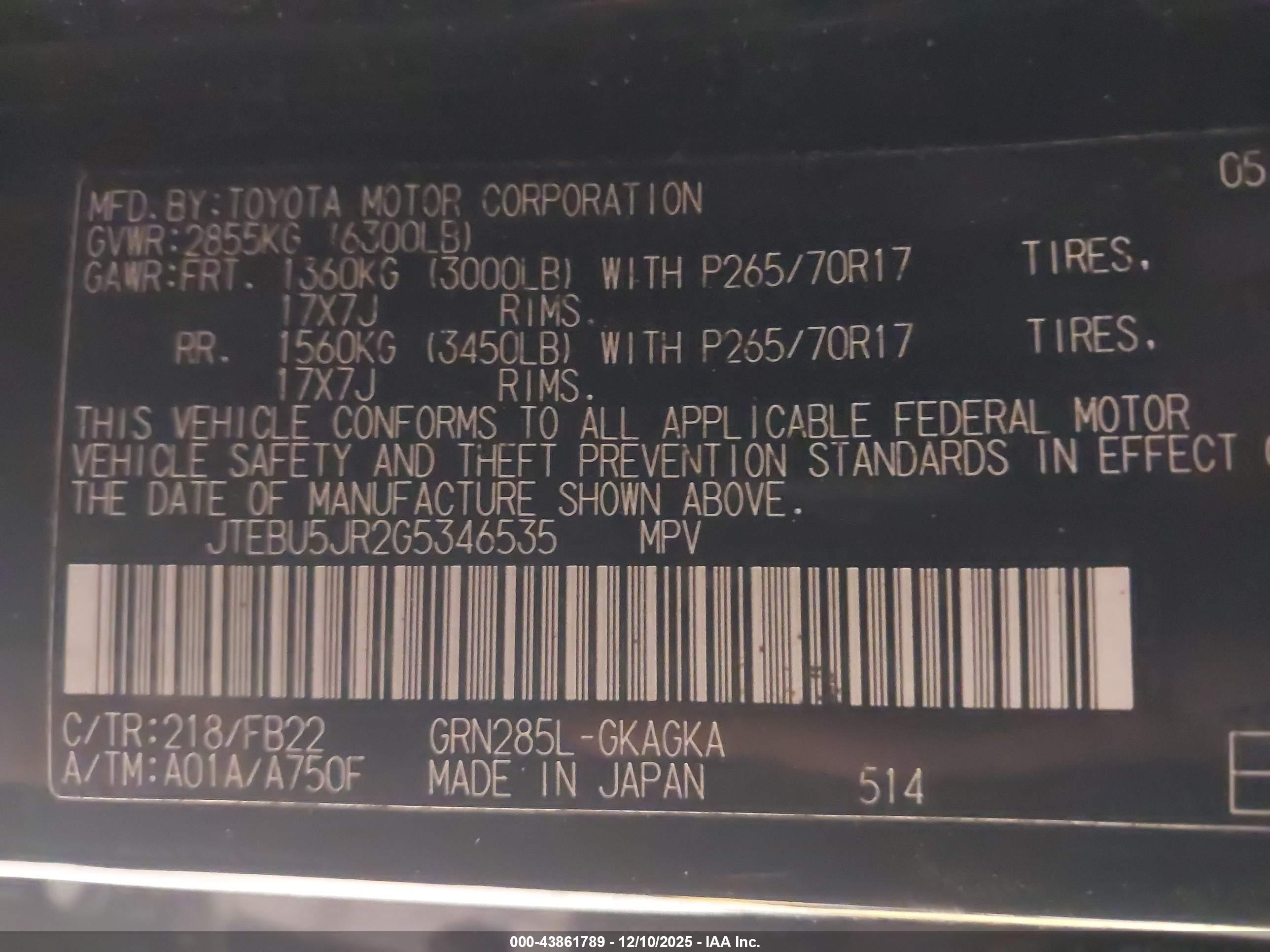 TOYOTA 4RUNNER image 9