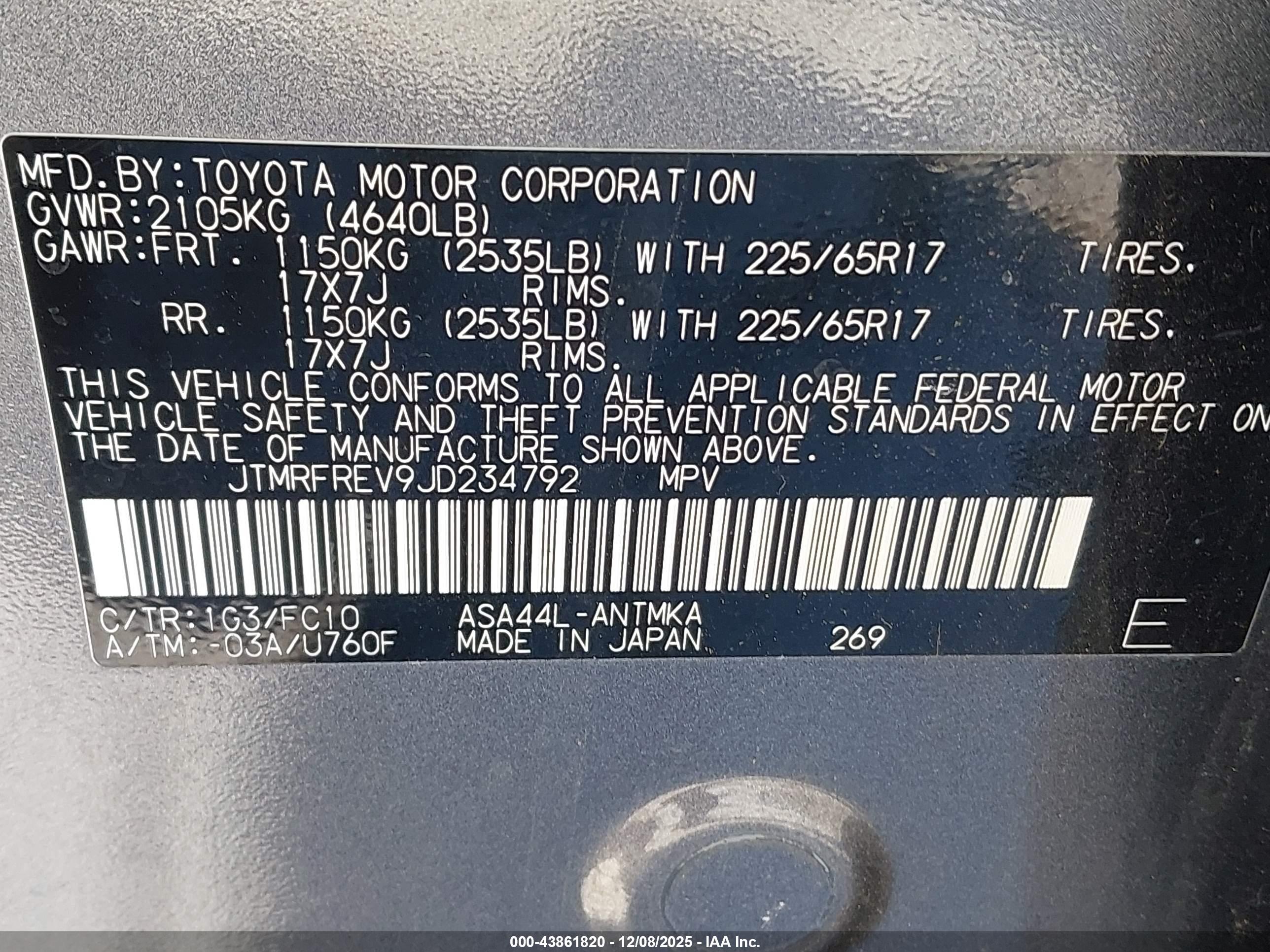 TOYOTA RAV4 image 9