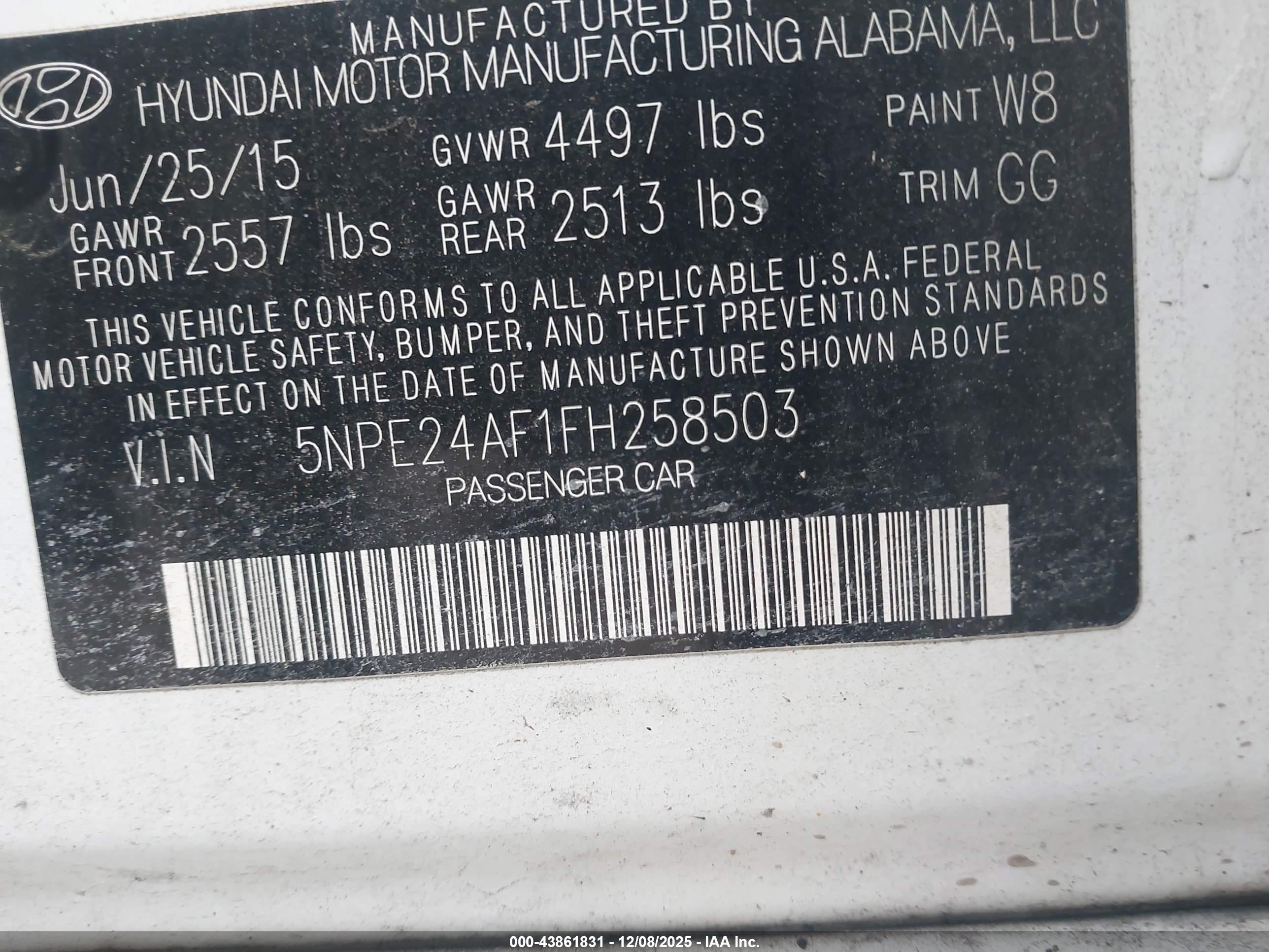 HYUNDAI SONATA image 9