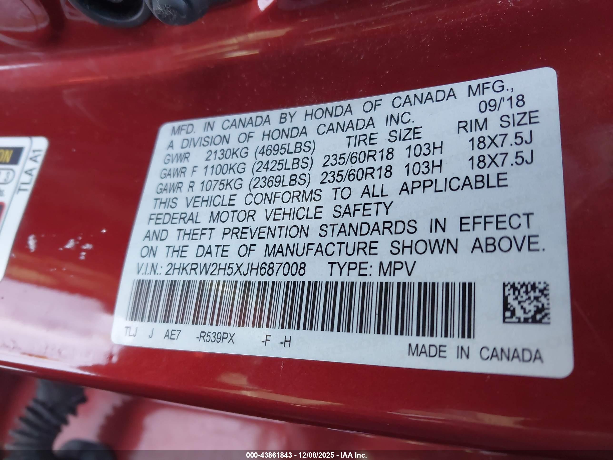 HONDA CR-V image 9