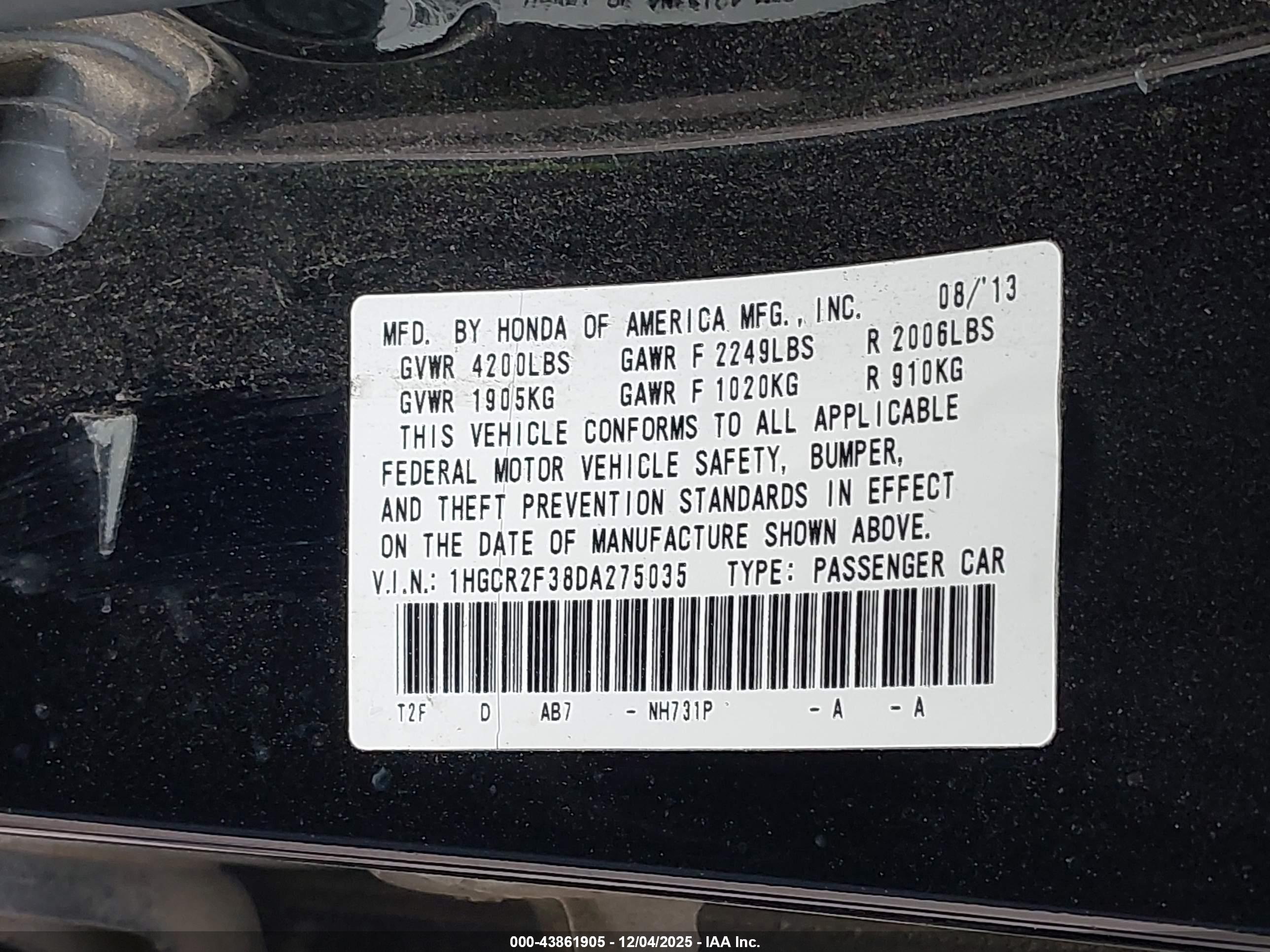 HONDA ACCORD image 9