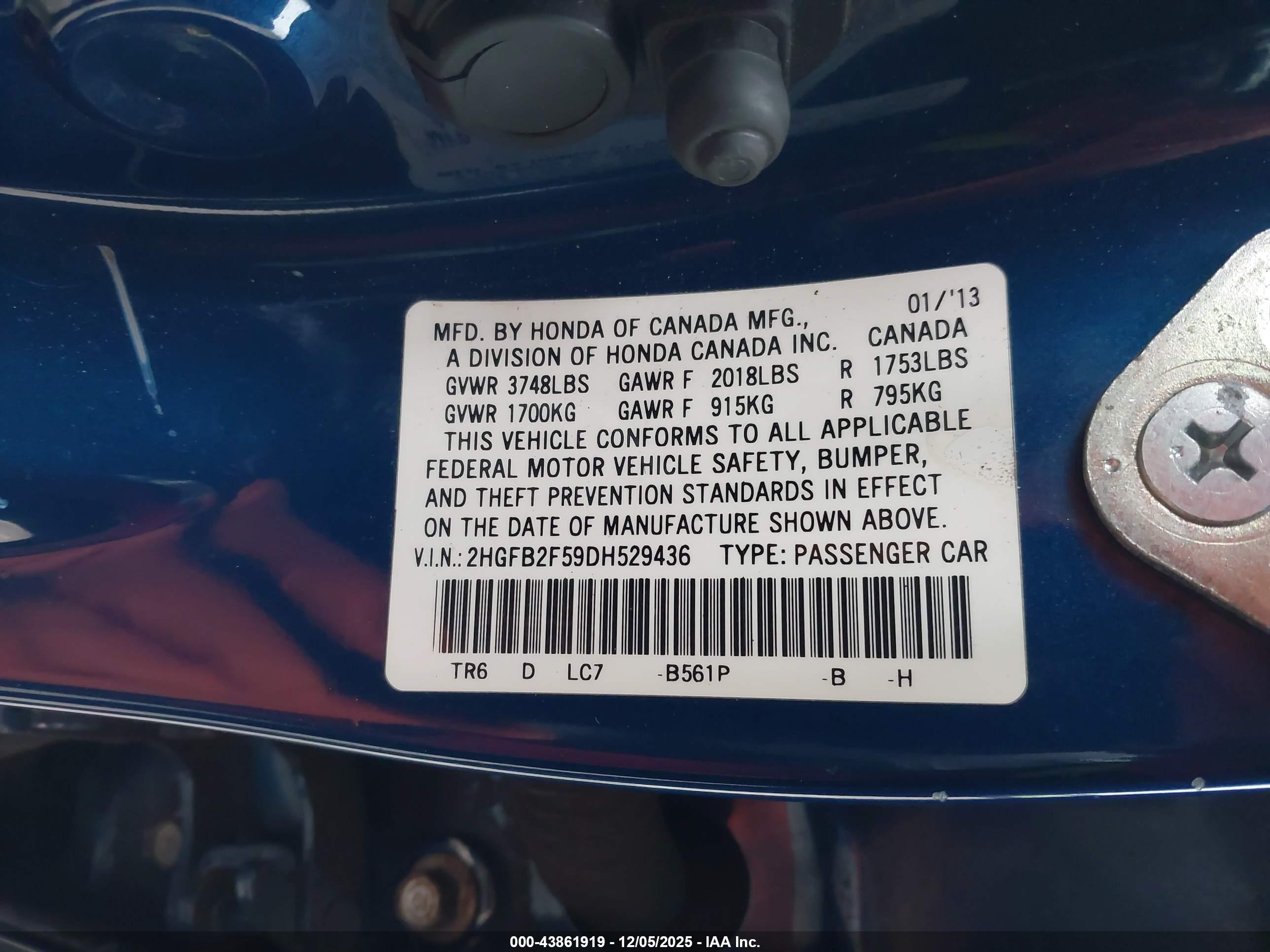 HONDA CIVIC image 9
