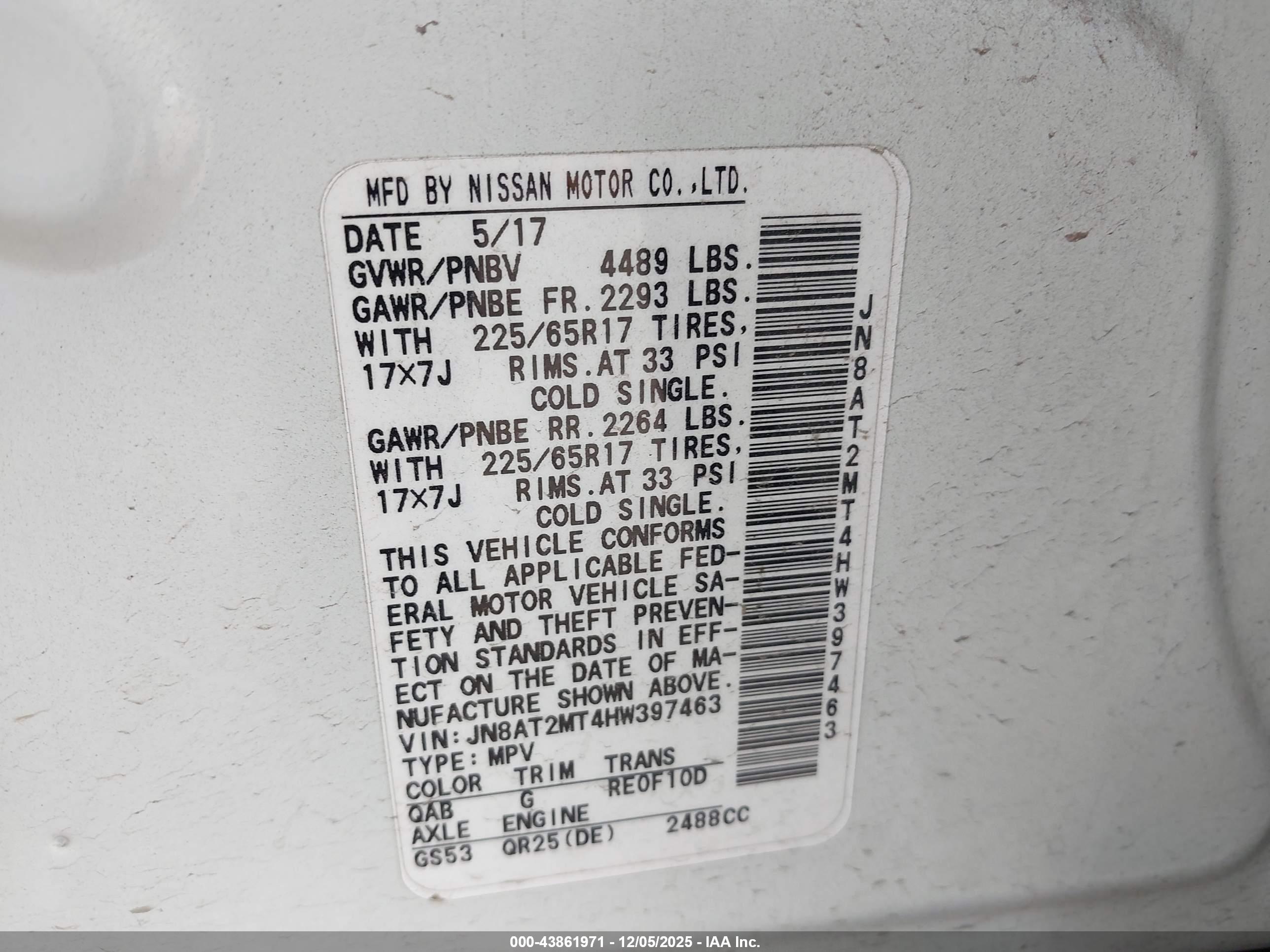 NISSAN ROGUE image 9