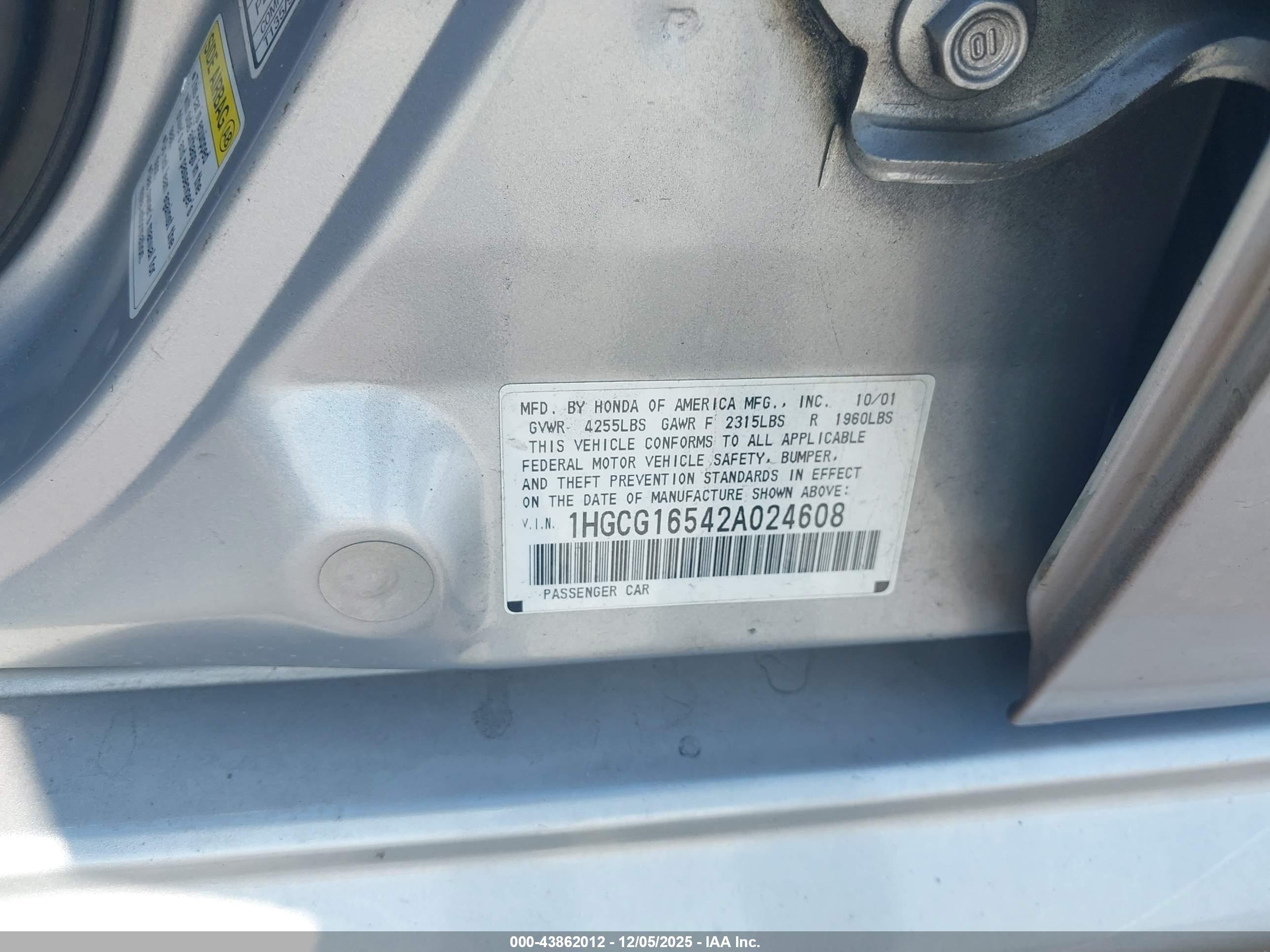 HONDA ACCORD image 9
