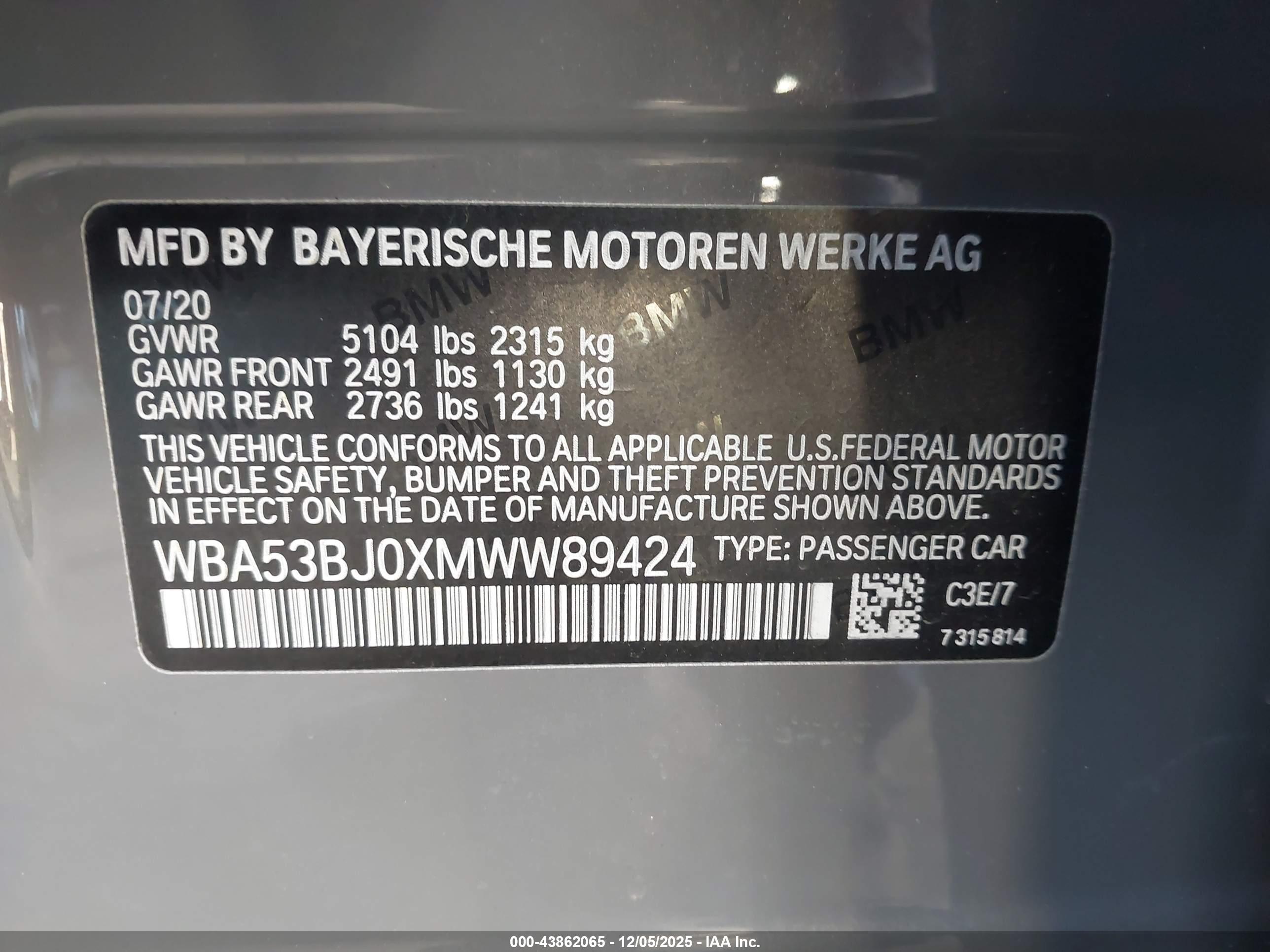 BMW 540I image 9