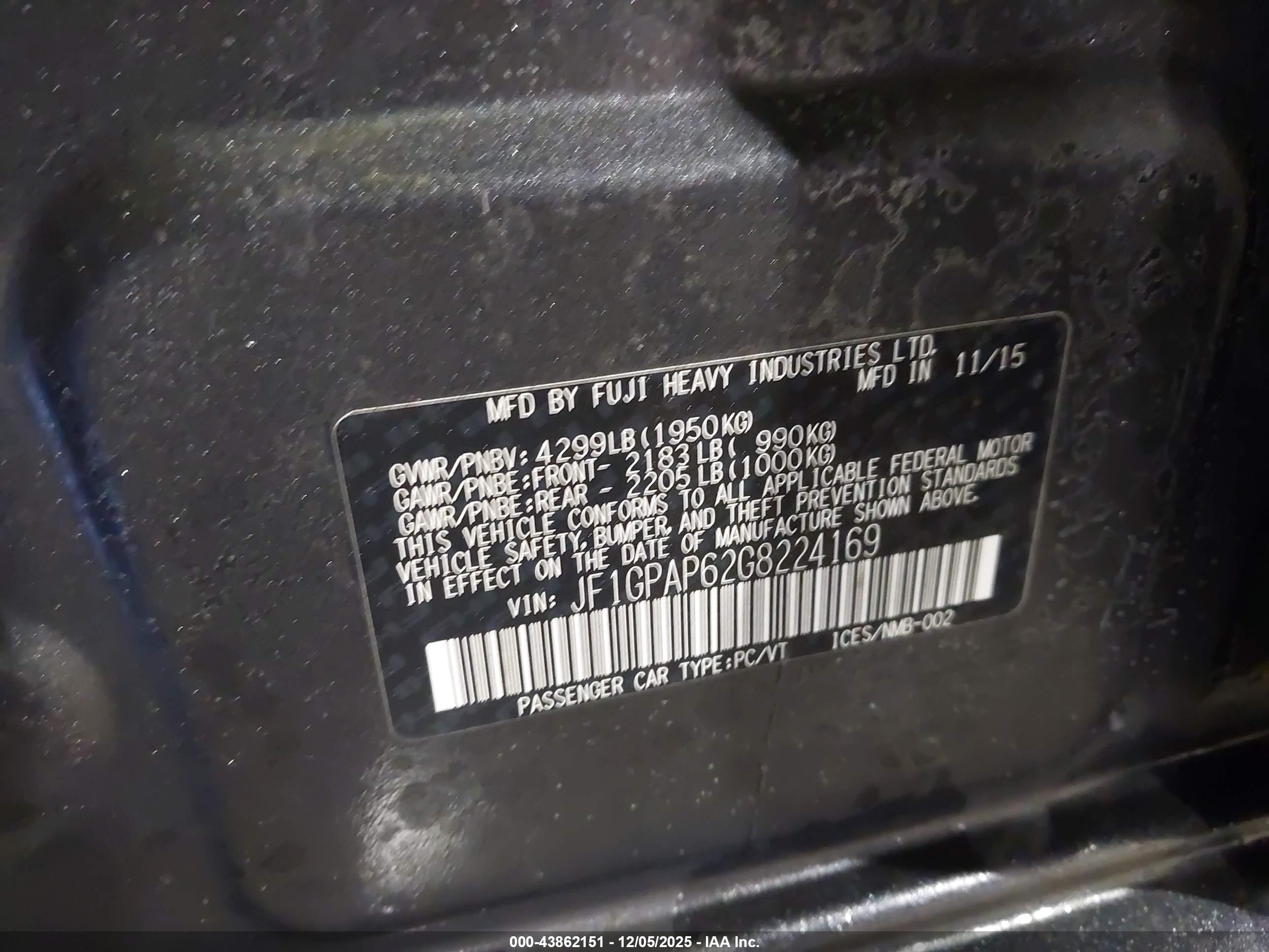 SUBARU IMPREZA image 9