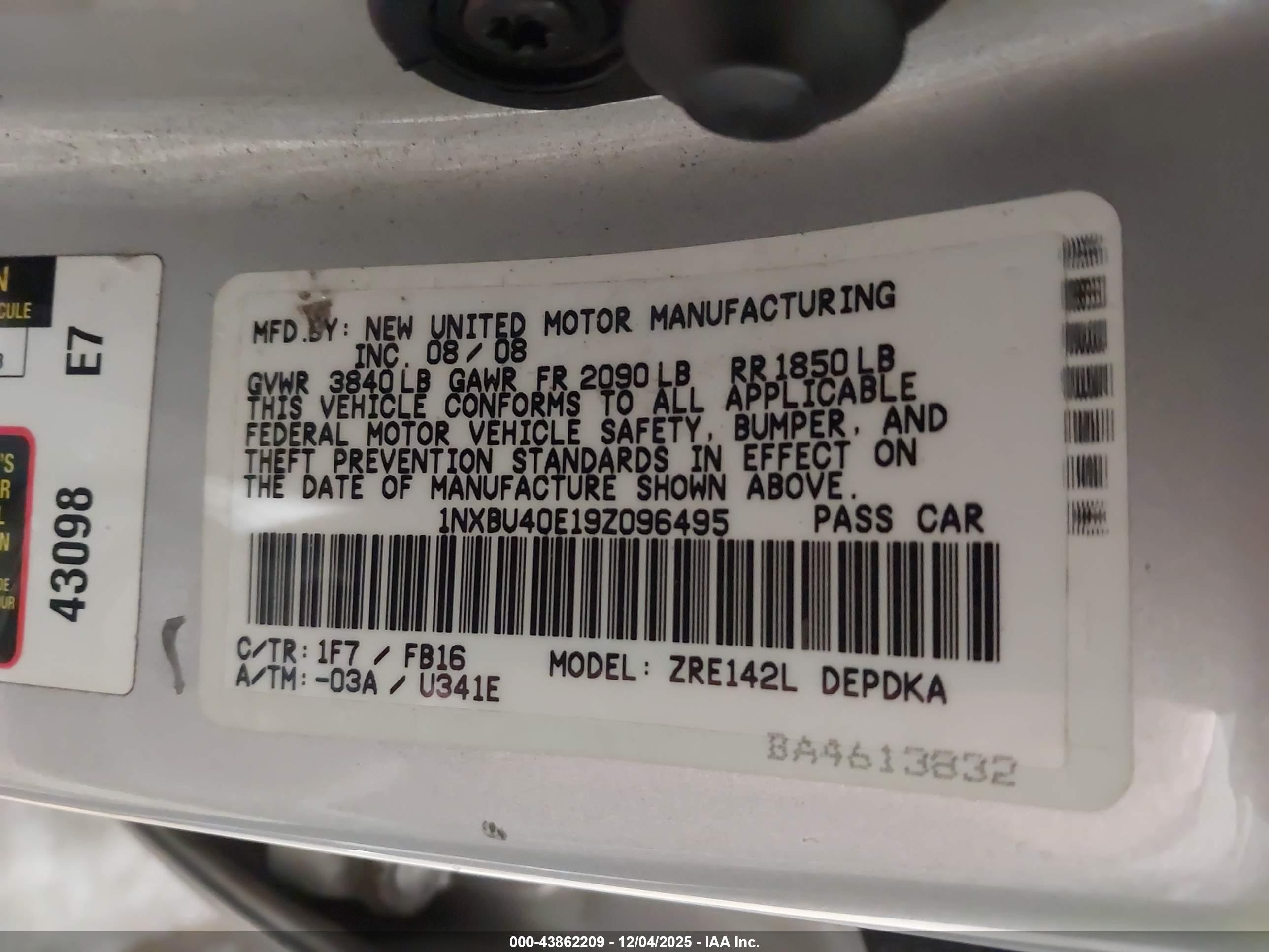 TOYOTA COROLLA image 9