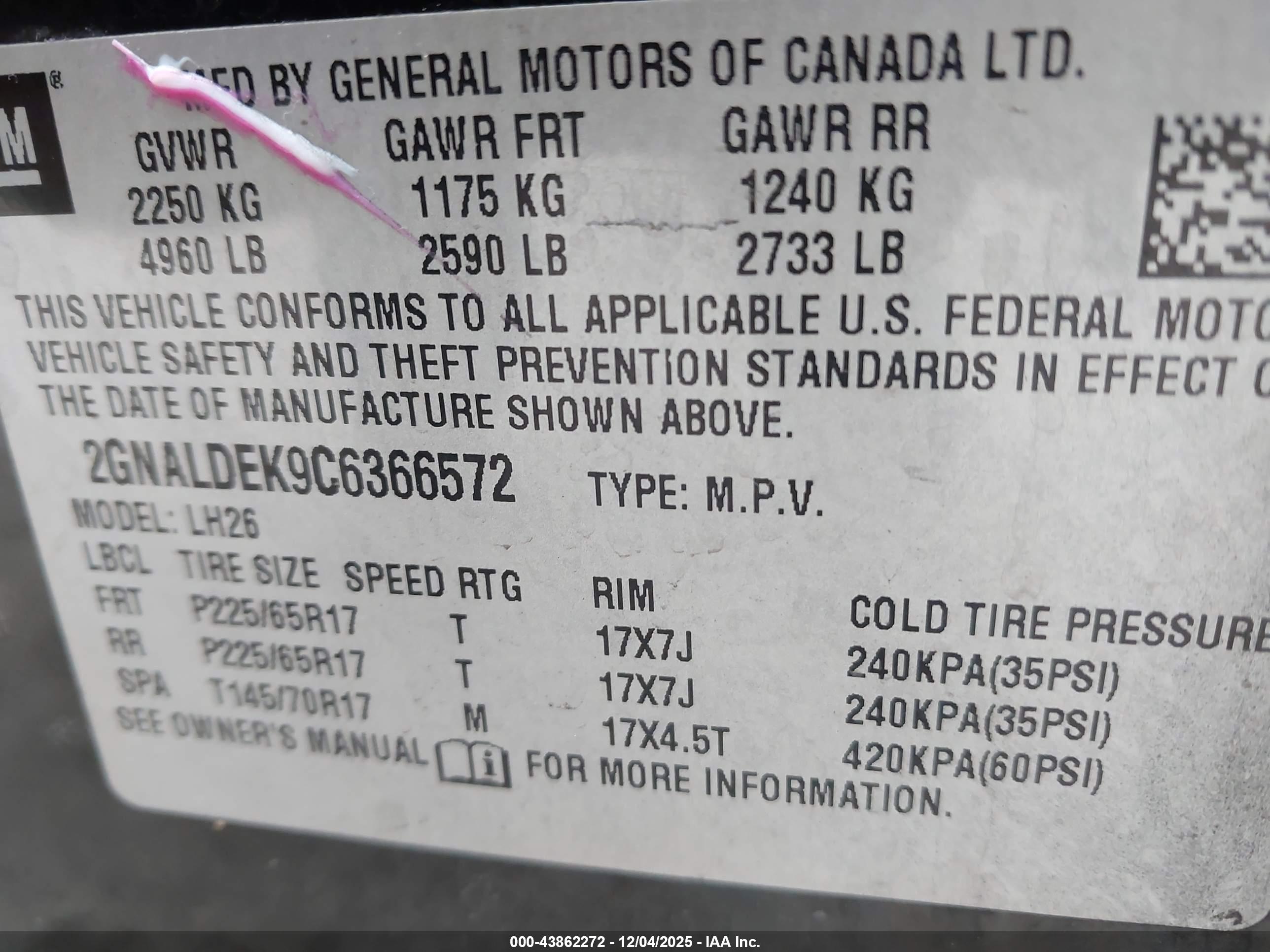 CHEVROLET EQUINOX image 9