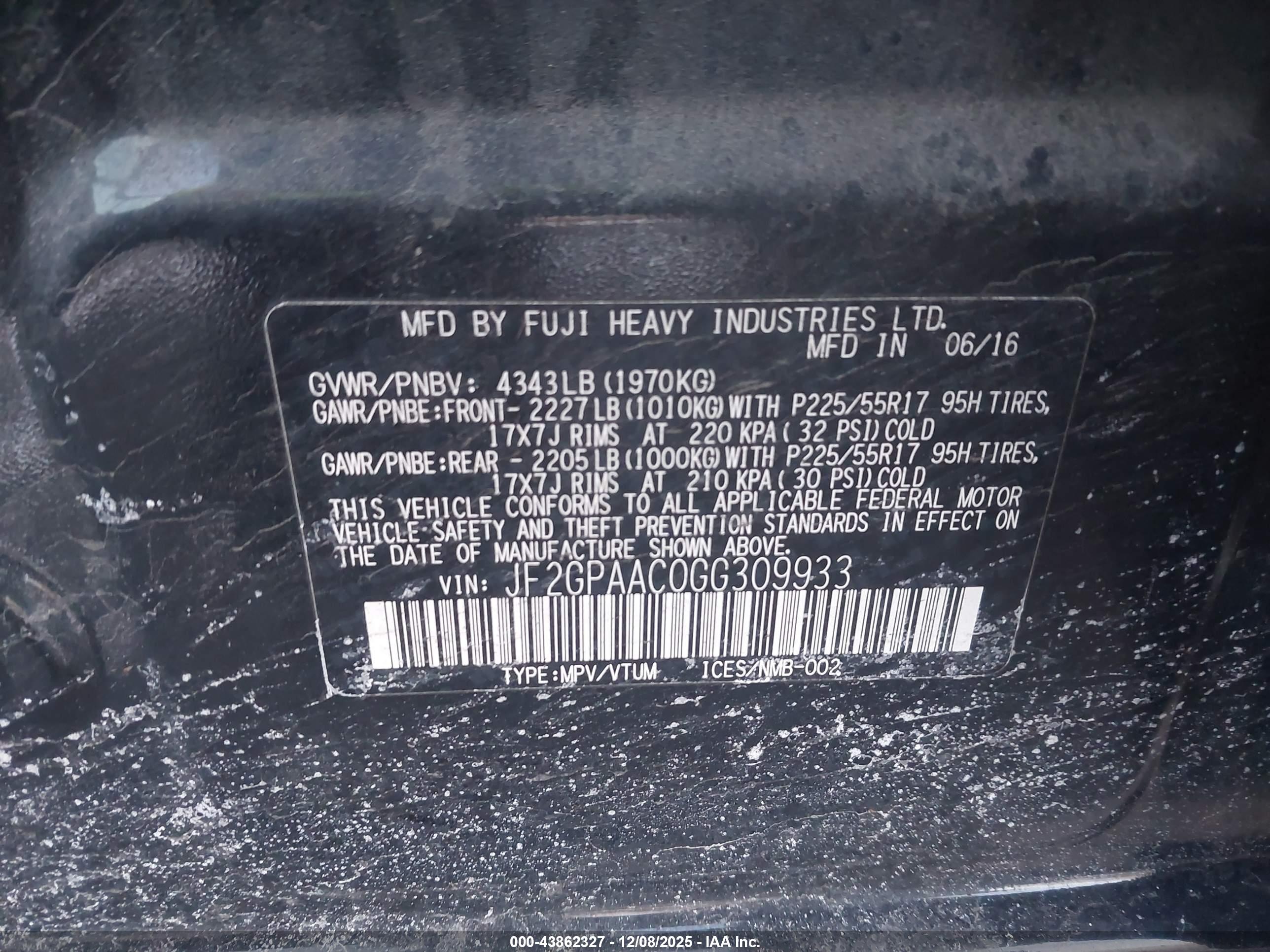 SUBARU CROSSTREK image 9