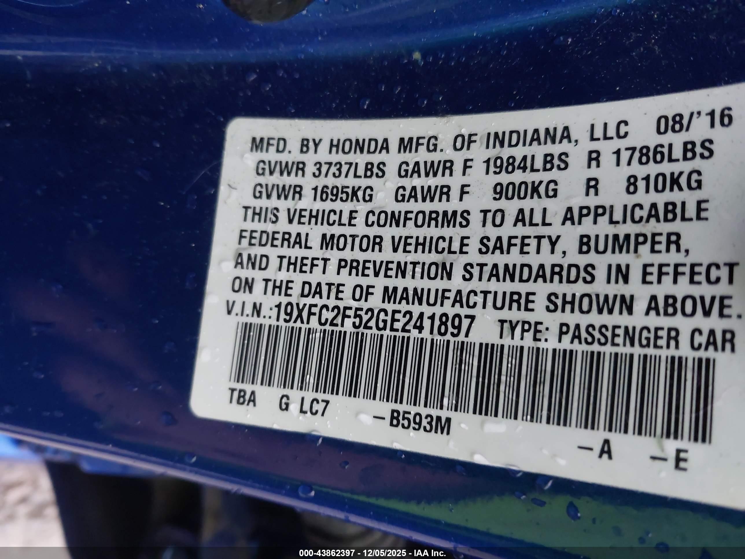 HONDA CIVIC image 9