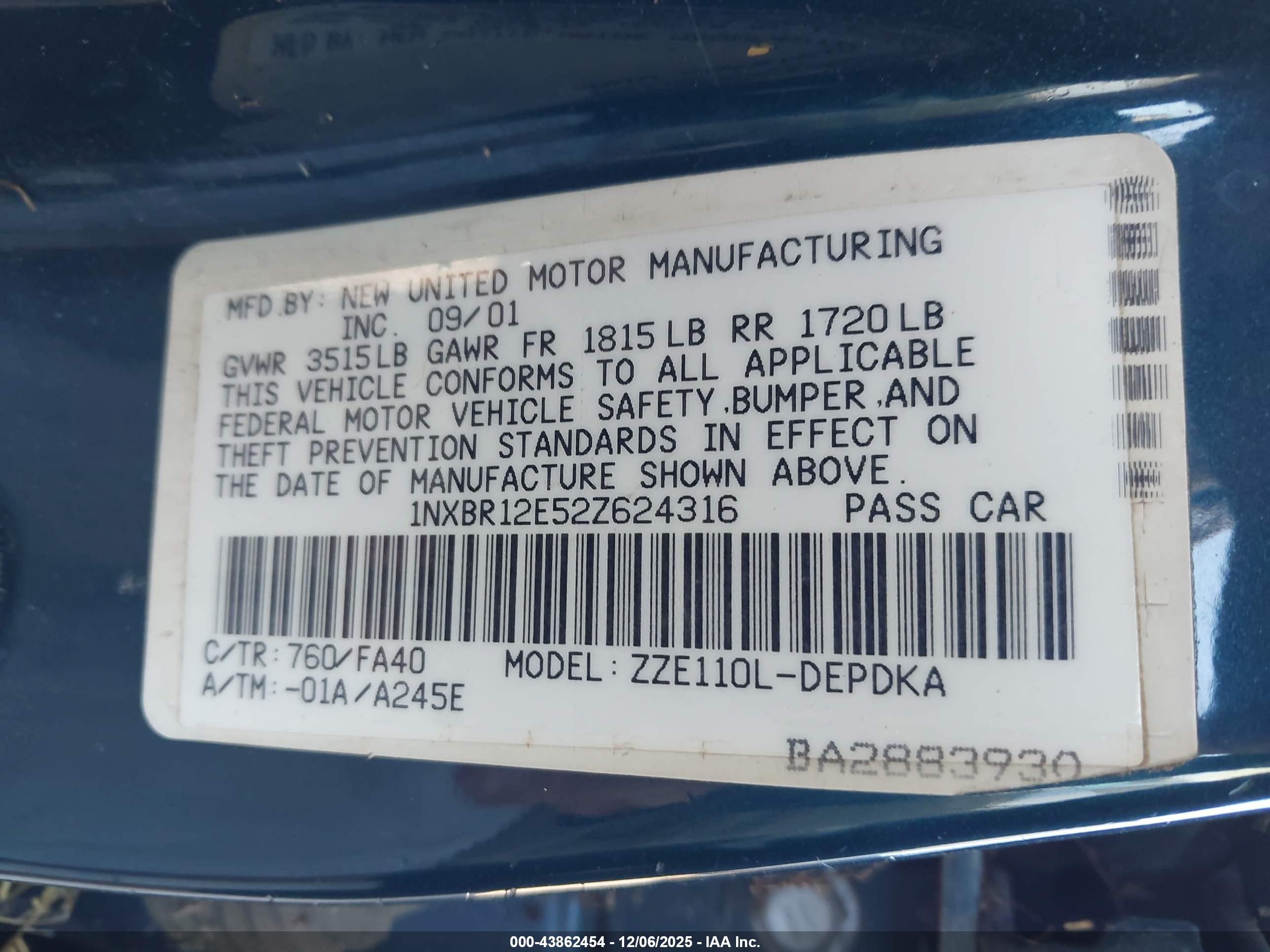 TOYOTA COROLLA image 9
