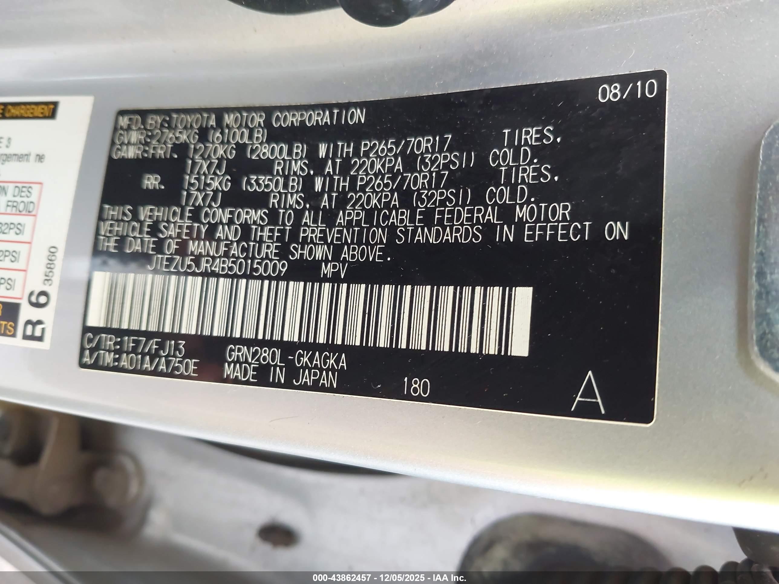 TOYOTA 4RUNNER image 9