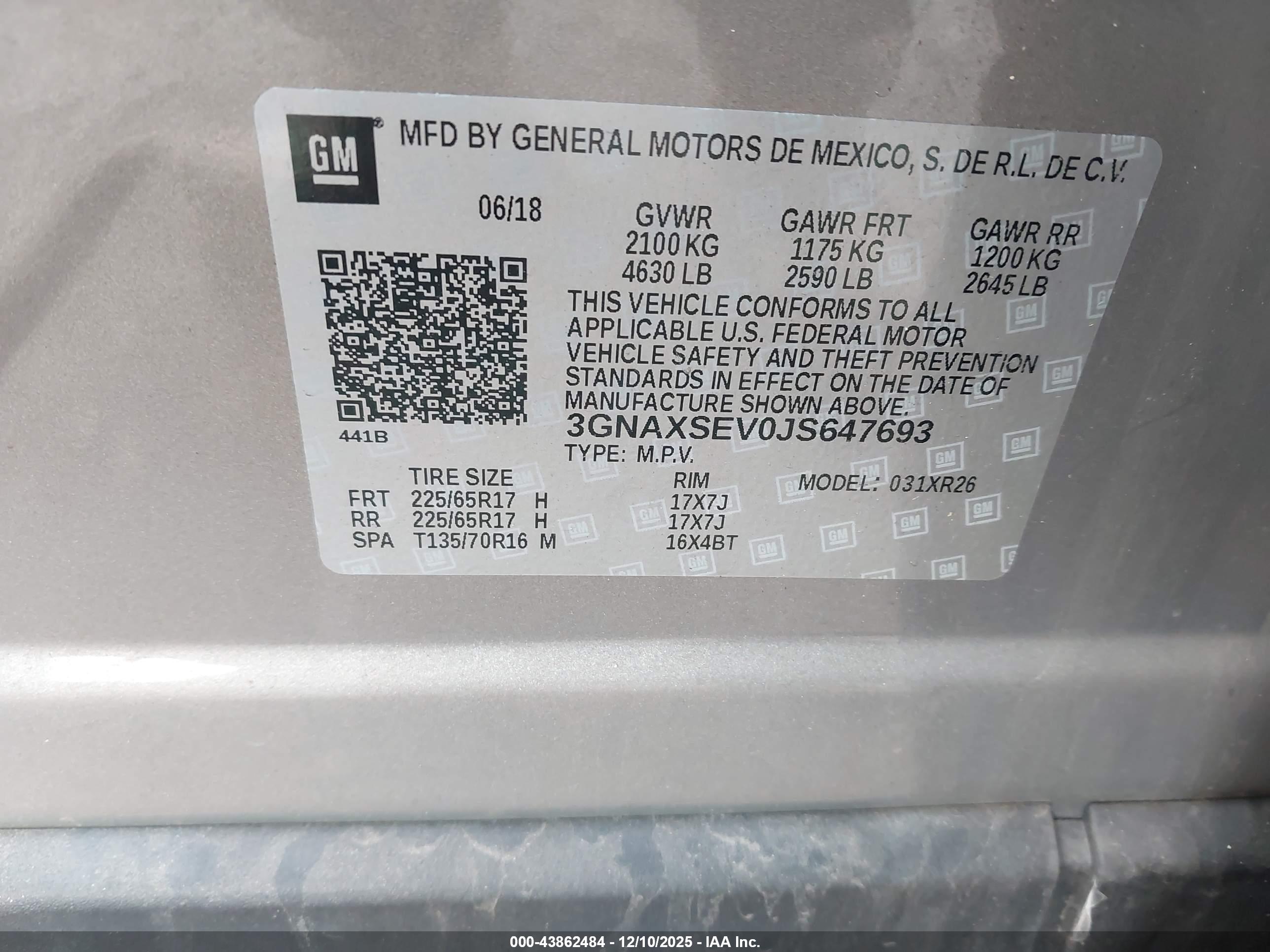 CHEVROLET EQUINOX image 9