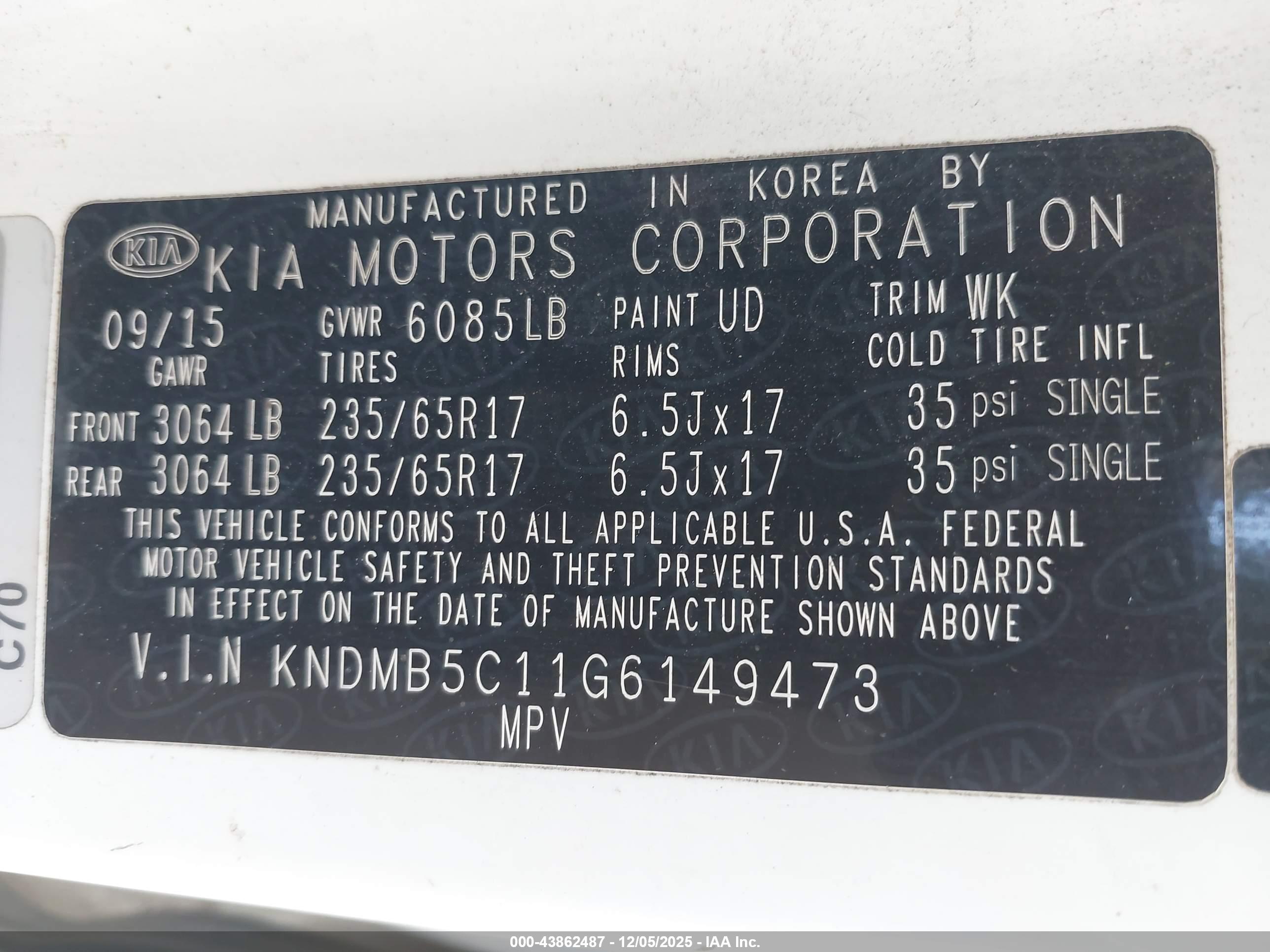 KIA SEDONA image 9