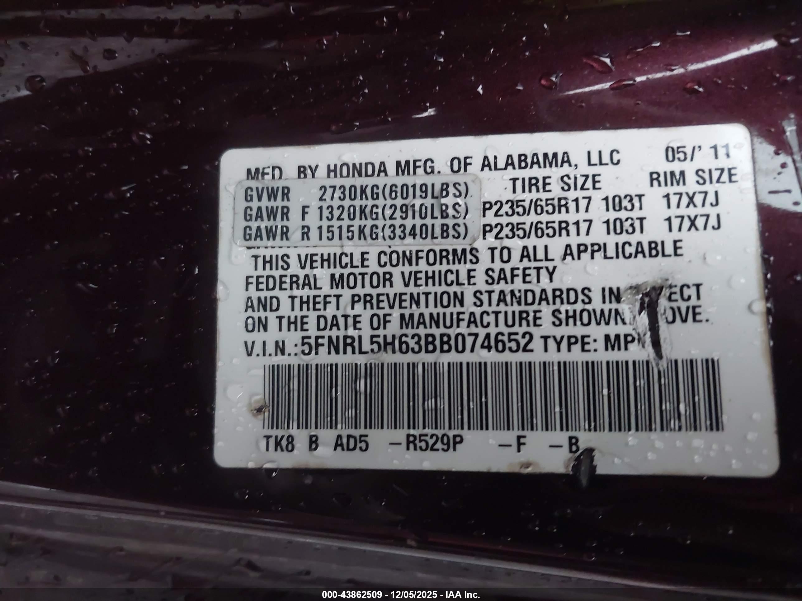 HONDA ODYSSEY image 9