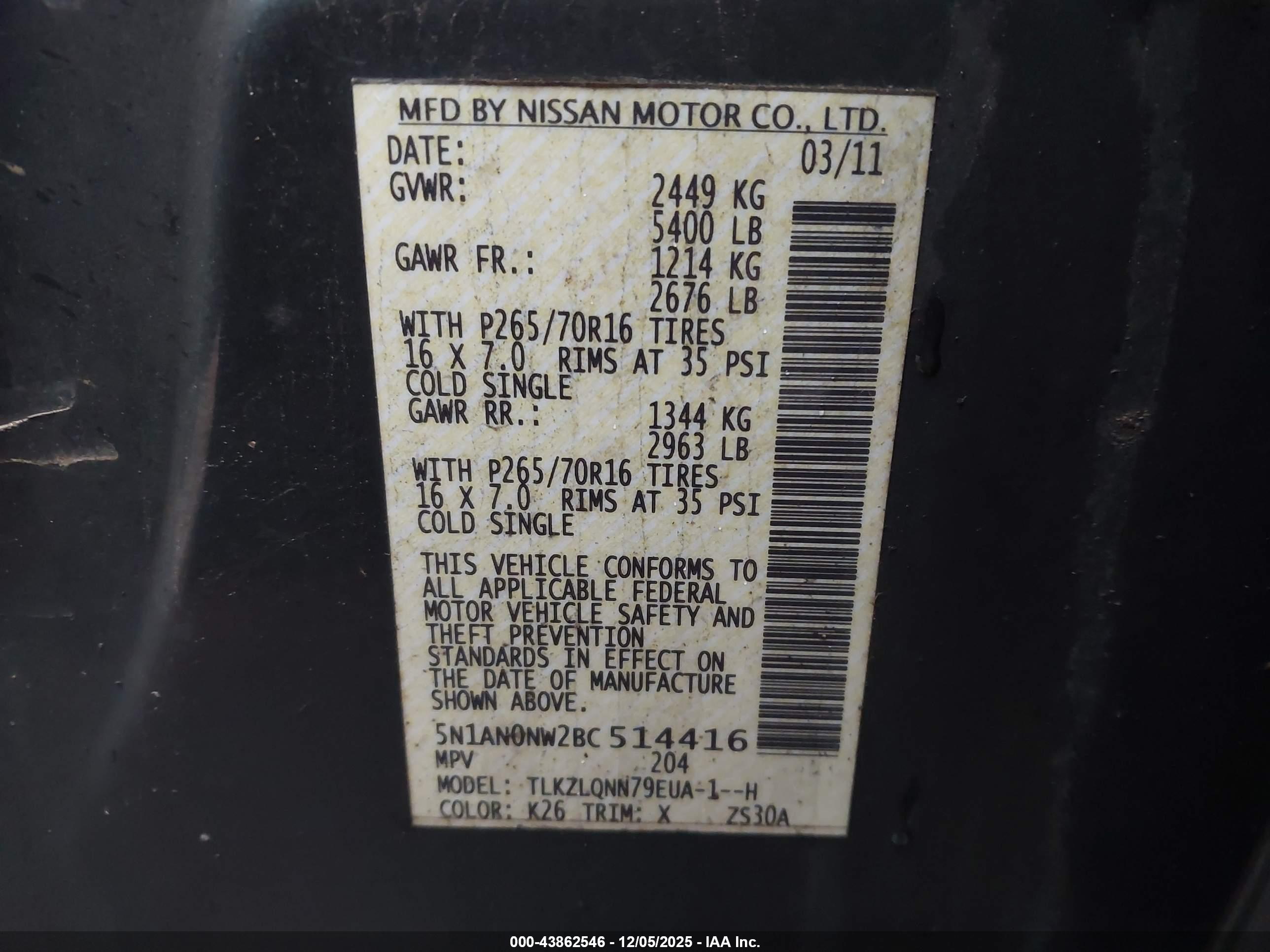 NISSAN XTERRA image 9