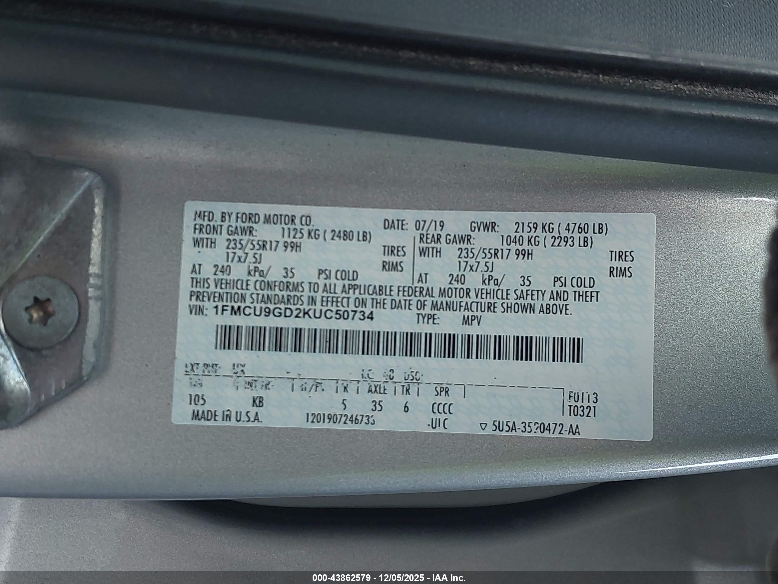 FORD ESCAPE image 9