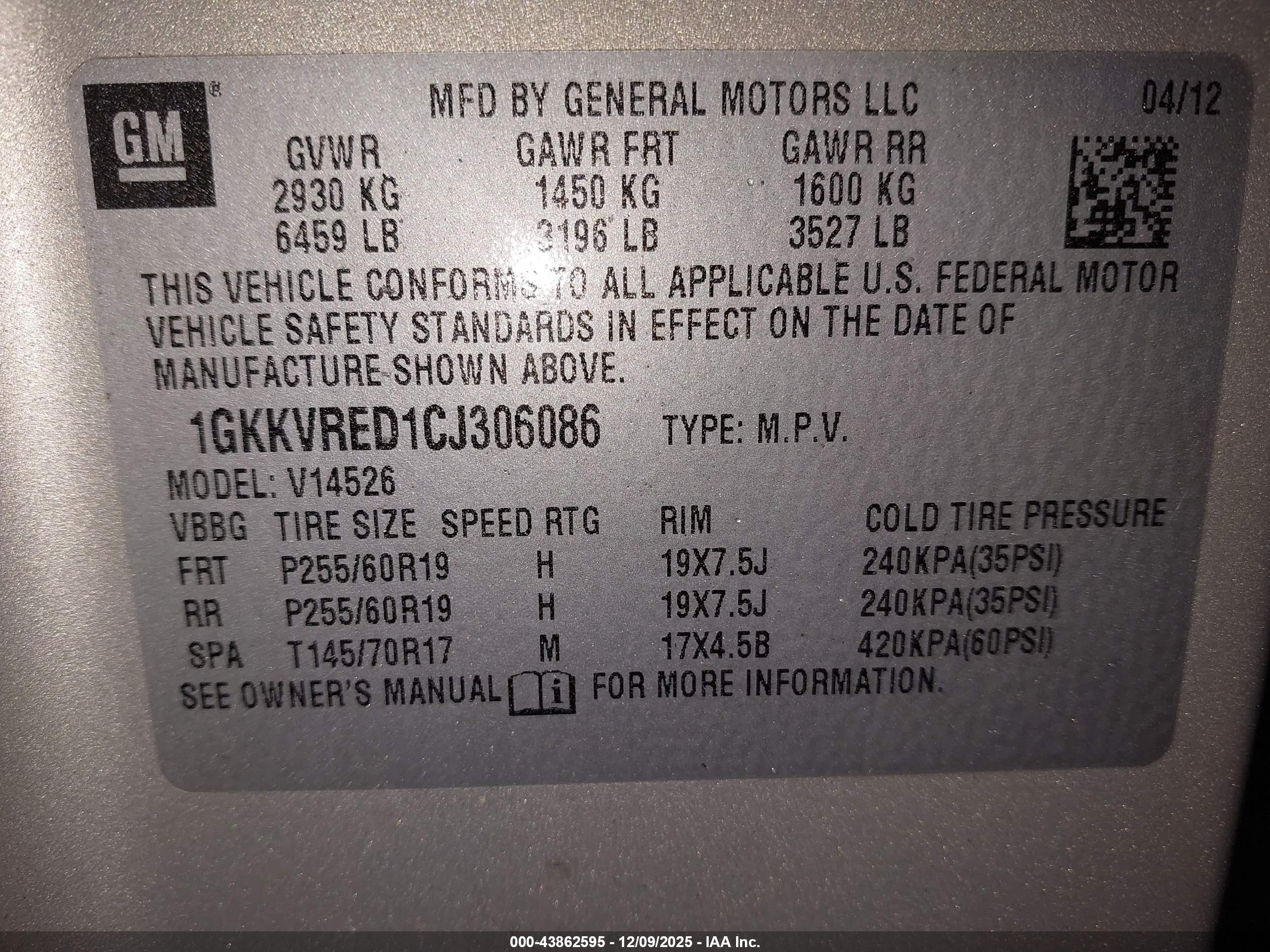 GMC ACADIA image 9