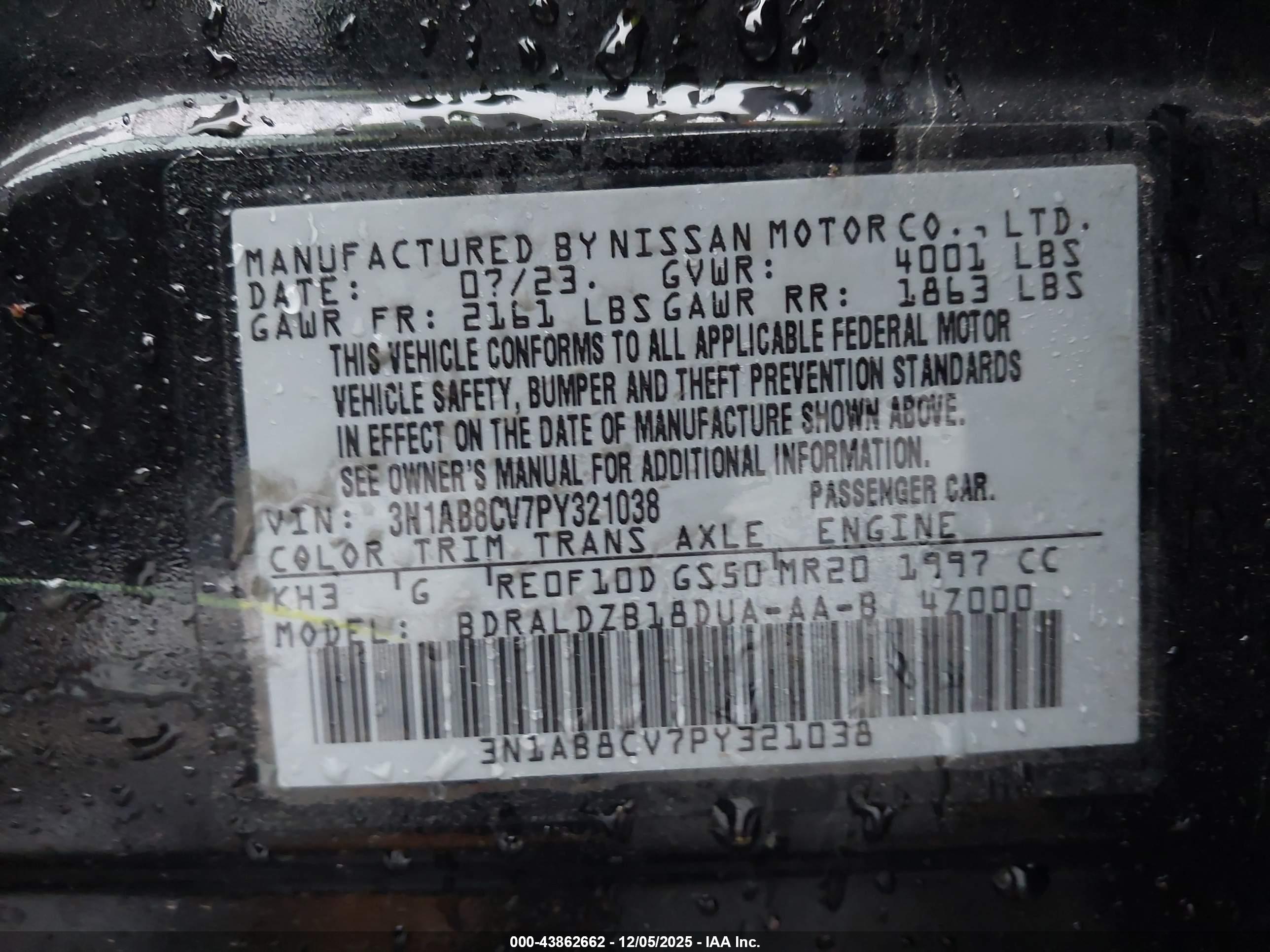 NISSAN SENTRA image 9