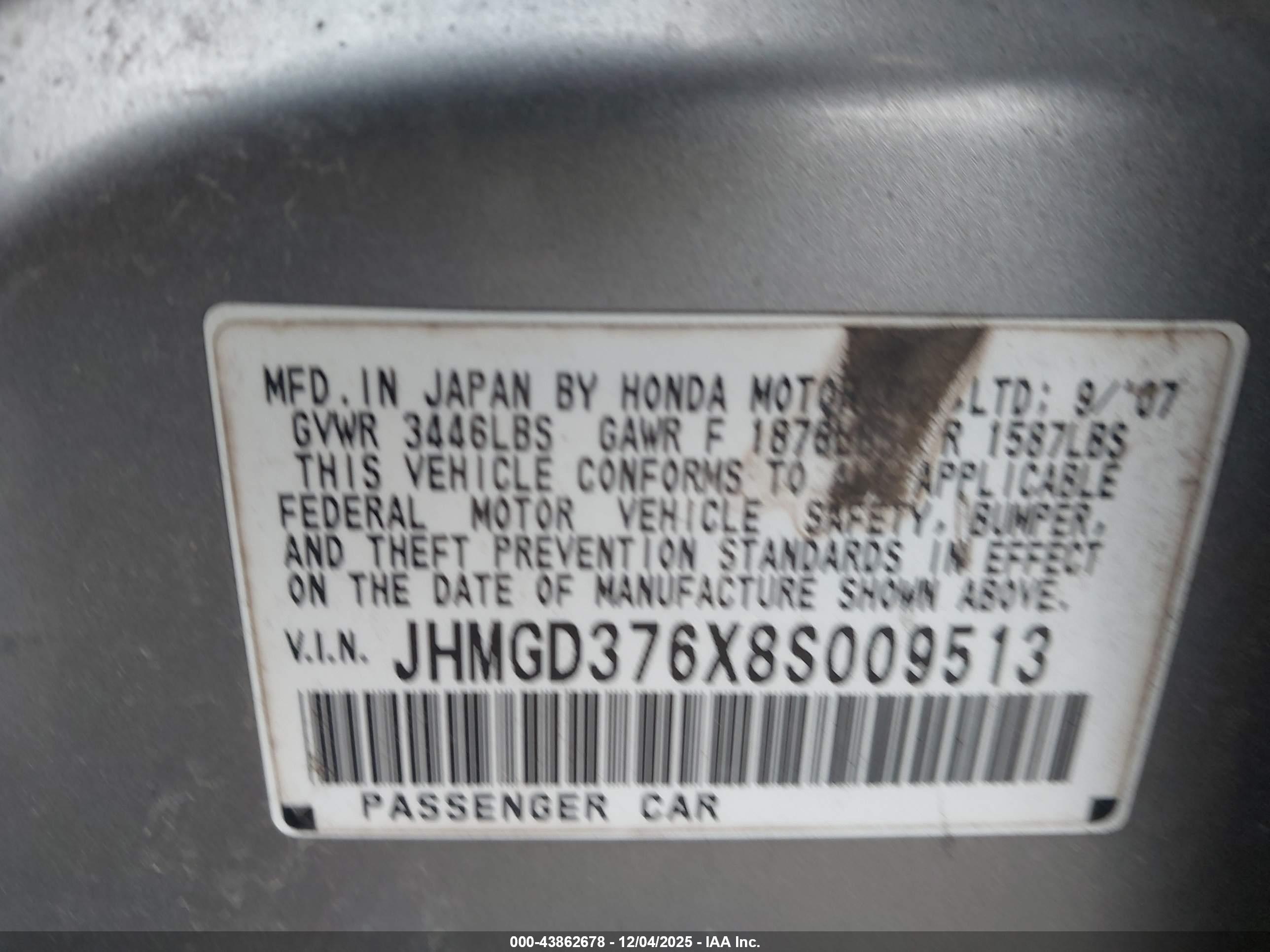 HONDA FIT image 9