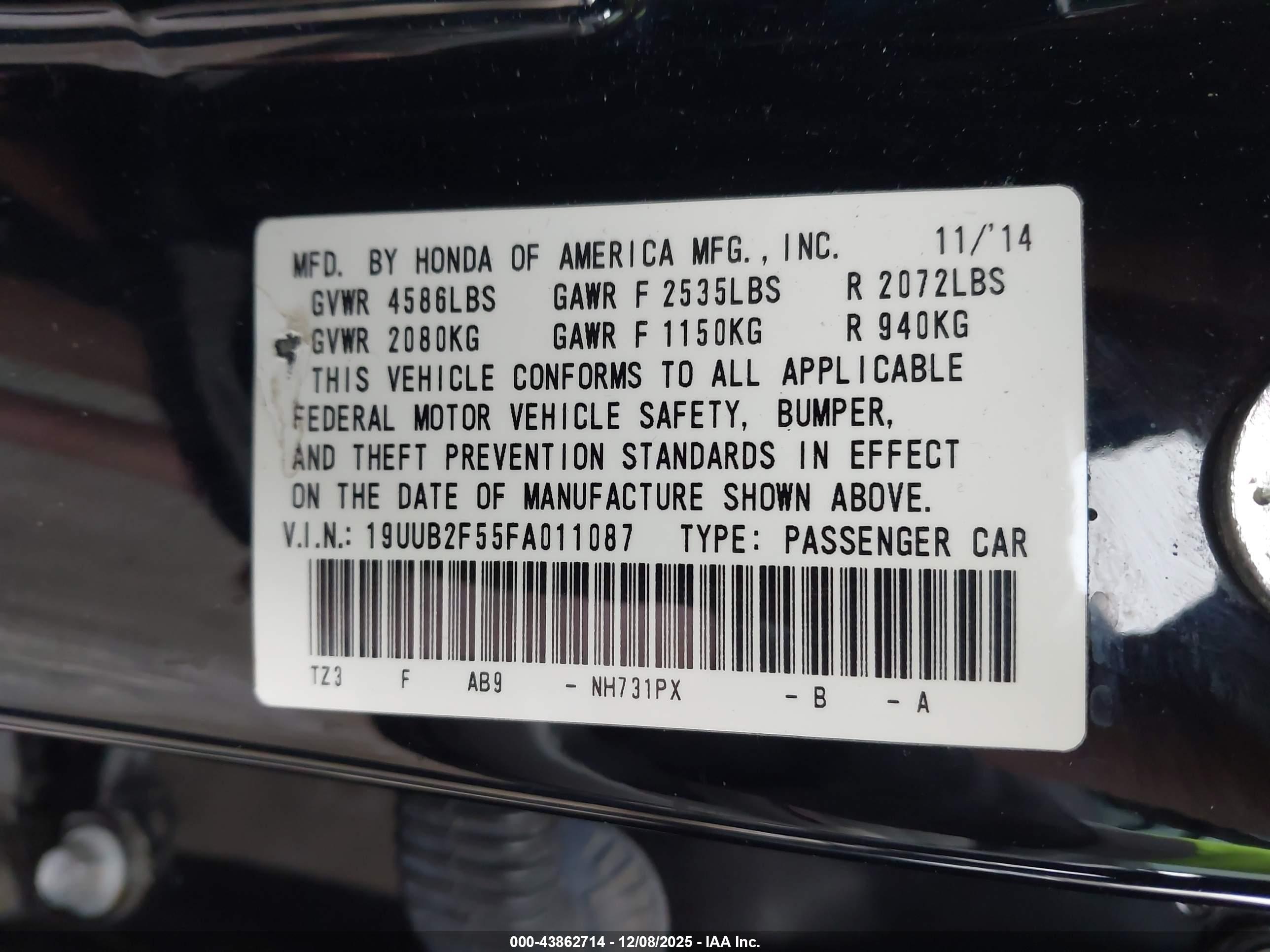 ACURA TLX image 9