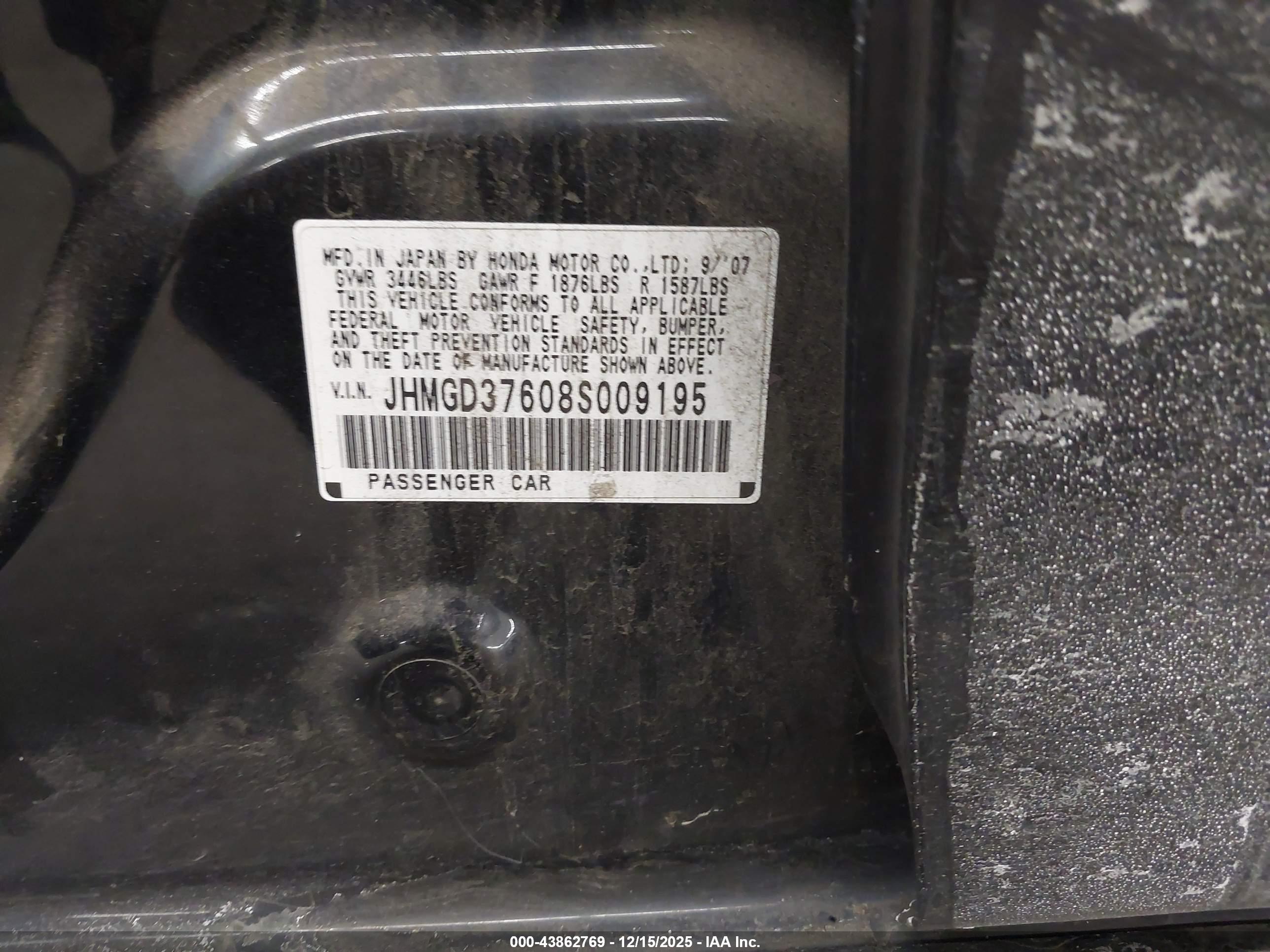 HONDA FIT image 9