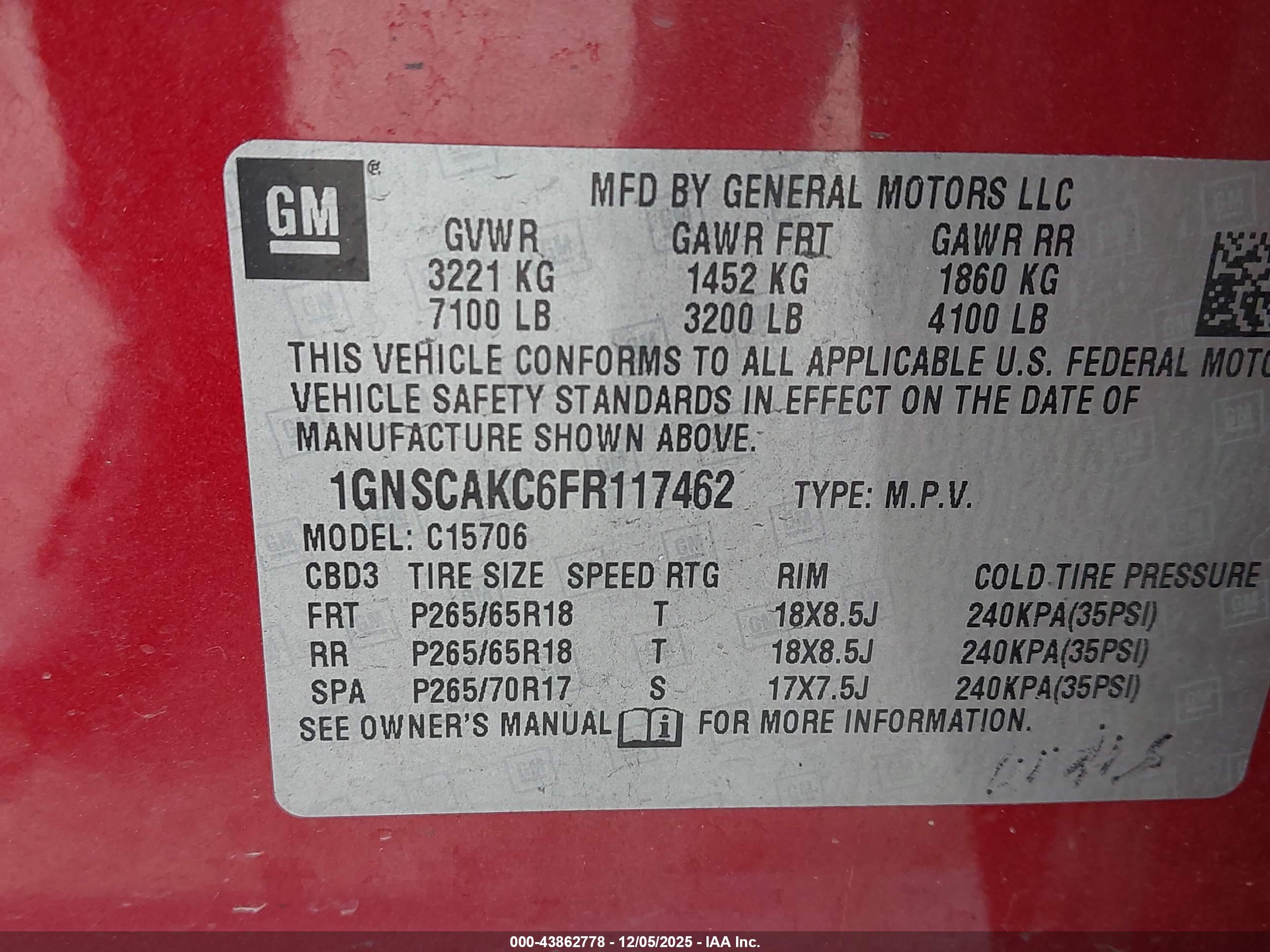 CHEVROLET TAHOE image 9